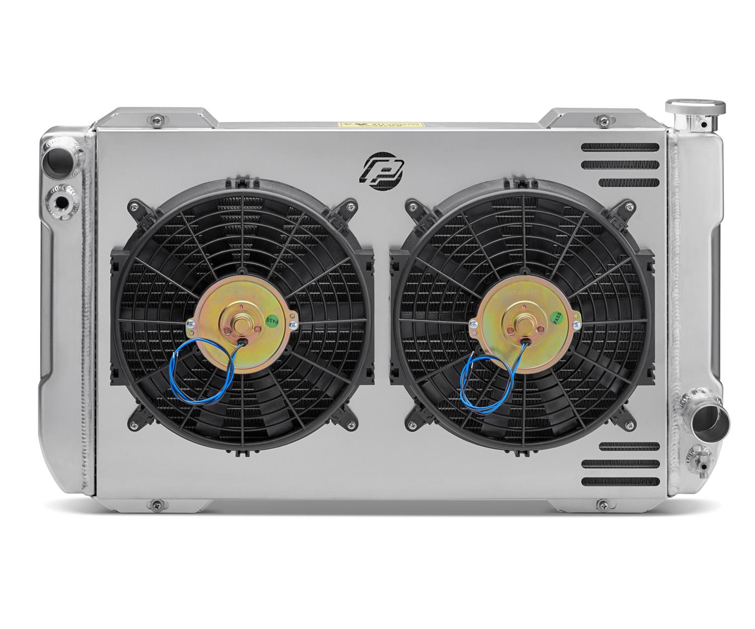 Proform 1-2-3 Universal Radiator Systems 126GS20 System with Fan, Universal, Aluminum, Natural, Manual Trans, 31.10 x18.0, Kit thumbnail 3