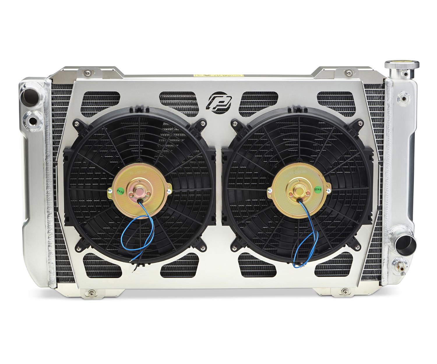 Proform 1-2-3 Universal Radiator Systems 126LB20 System with Fan, Universal, LS, Aluminum, Natural, Manual Trans, 31.10 x18.0, Kit thumbnail 4