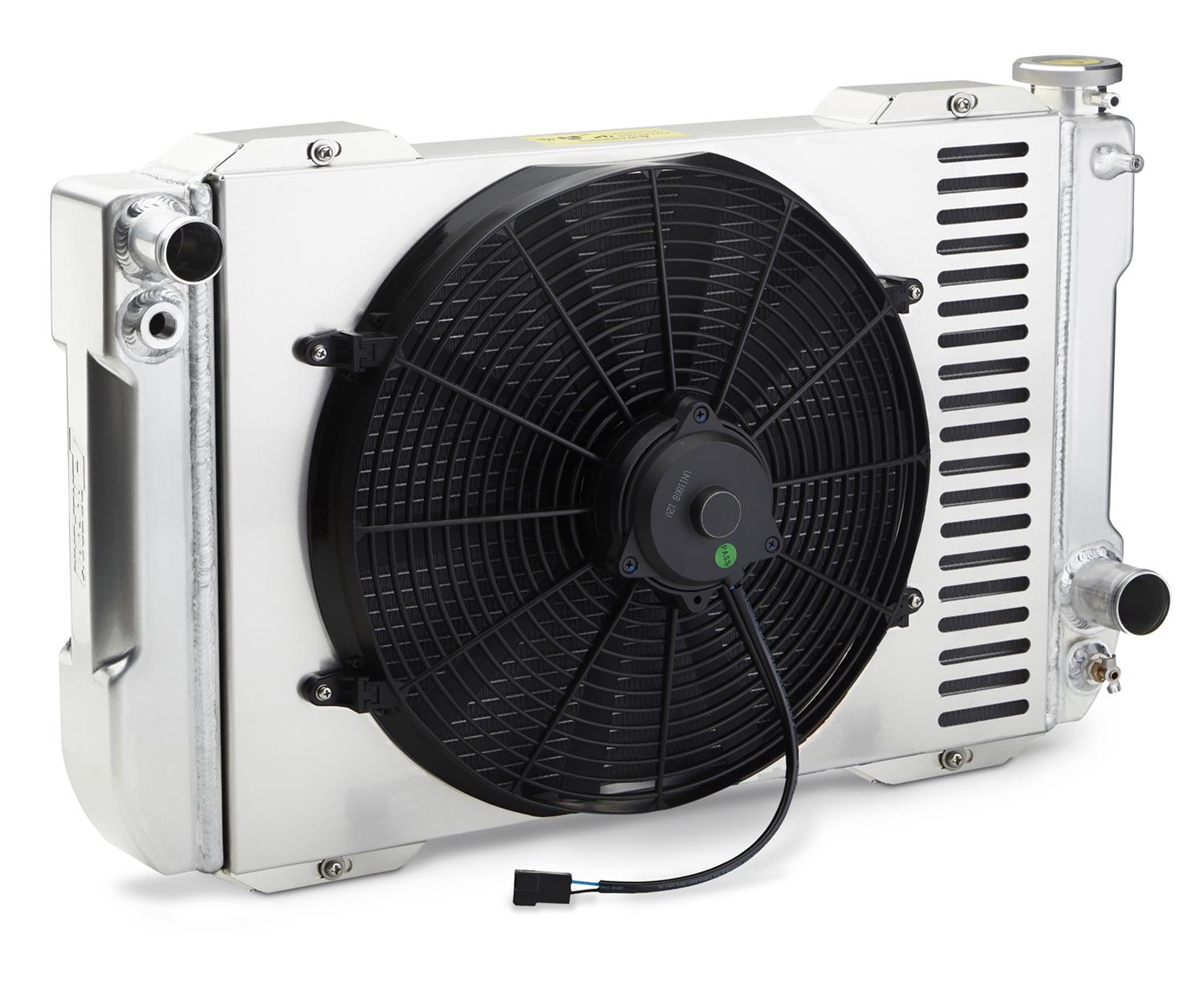 Proform 1-2-3 Universal Radiator Systems 126LS10 System with Fan, Universal, LS, Aluminum, Natural, Manual Trans, 31.10 x18.0, Kit thumbnail 4