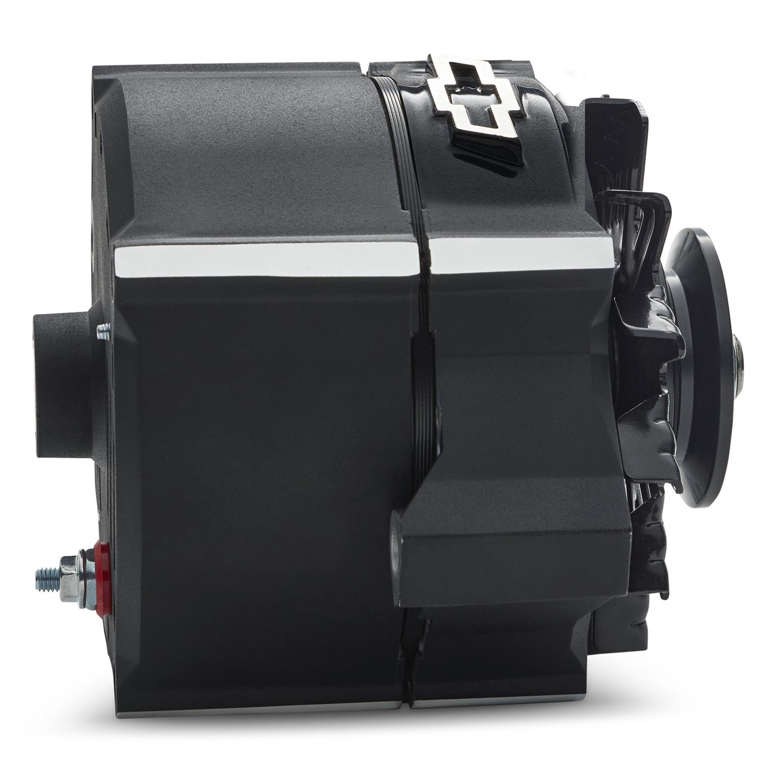 Proform Parts Alternators and Generators 141-146 Alternator; 100 AMP; GM 1-Wire; Slant-Edge; Raised Bowtie; Black Crinkle thumbnail 2