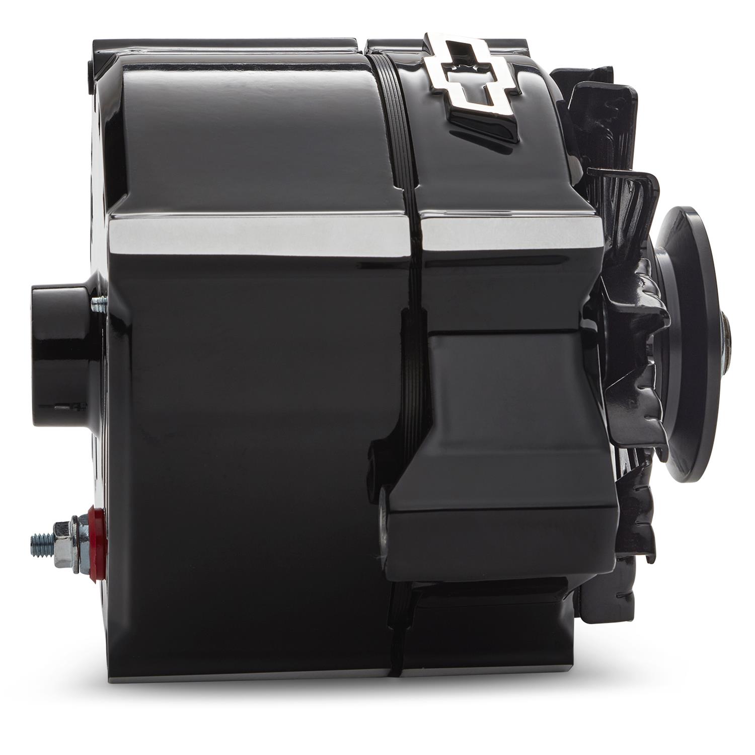 Proform Parts Alternators and Generators 141-147 Alternator; 100 AMP; GM 1-Wire; Slant-Edge; Raised Bowtie; Liquid Black thumbnail 6