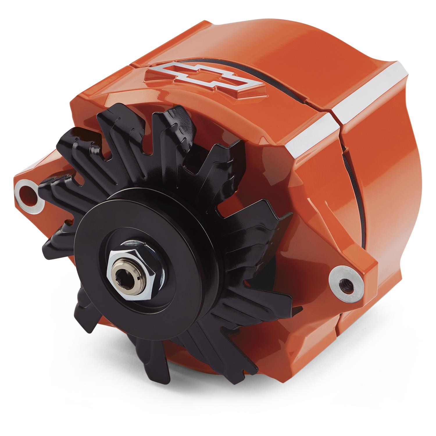 Proform Parts Alternators and Generators 141-148 Alternator; 100 AMP; GM 1-Wire; Slant-Edge; Raised Bowtie; Chevy Orange thumbnail 4