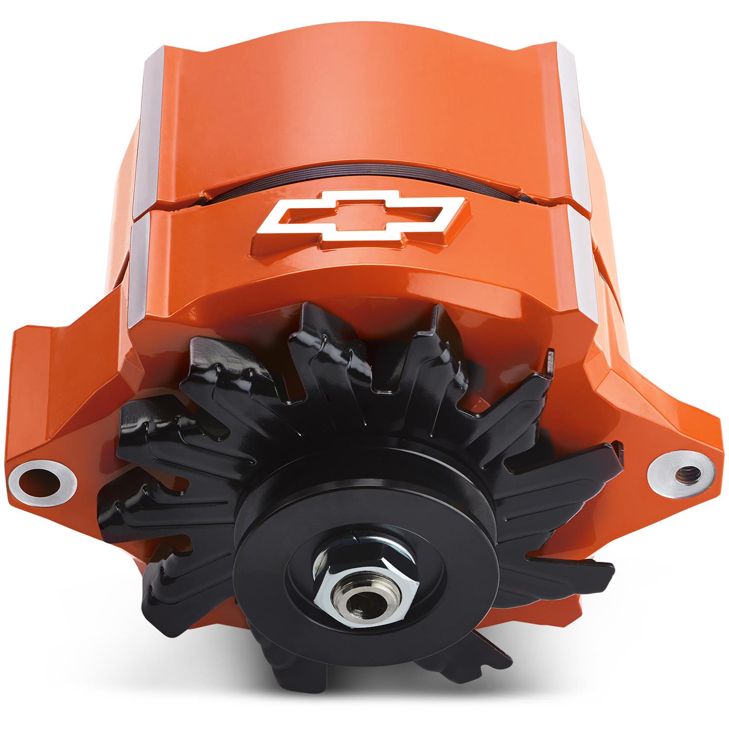 Proform Parts Alternators and Generators 141-148 Alternator; 100 AMP; GM 1-Wire; Slant-Edge; Raised Bowtie; Chevy Orange thumbnail 2