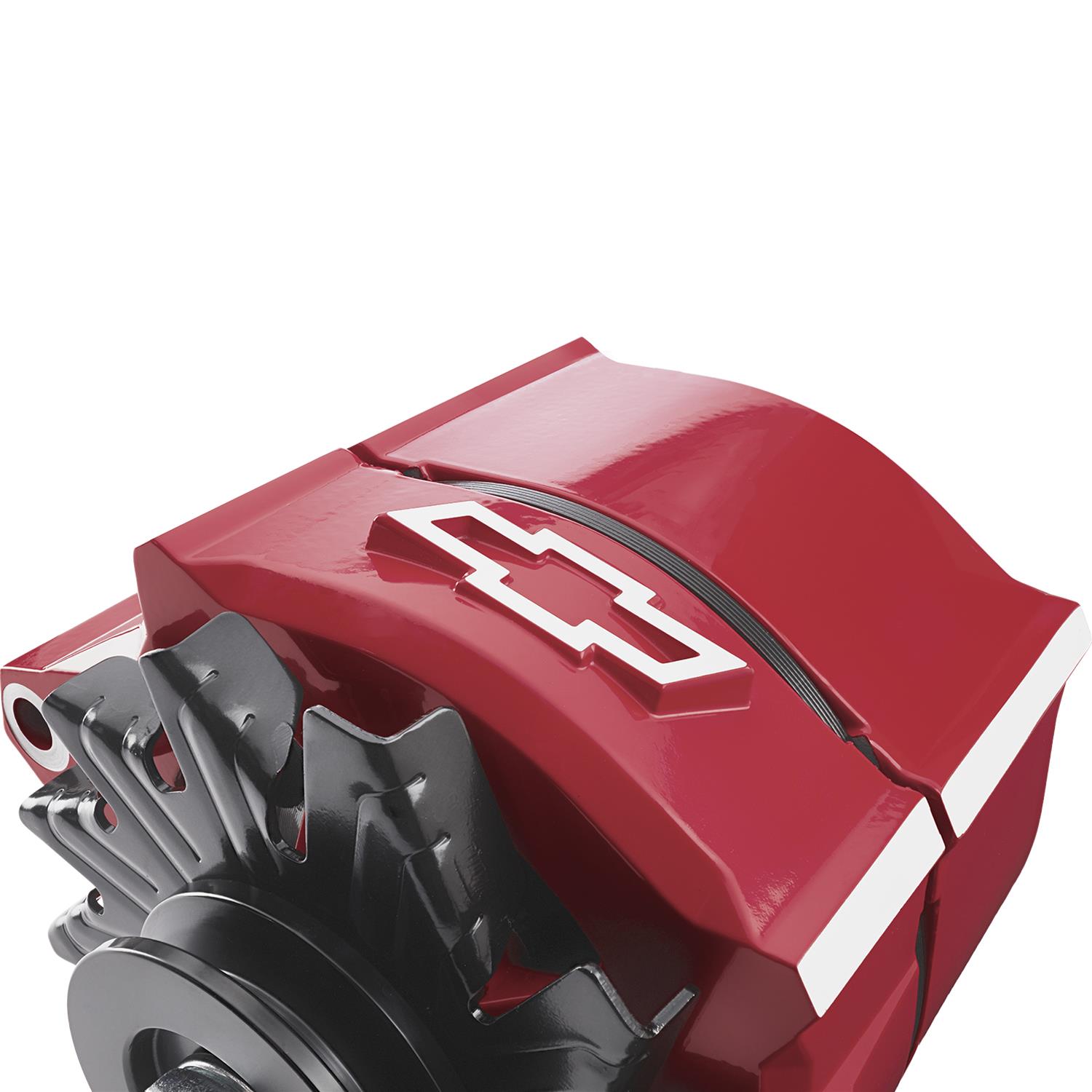 Proform Parts Alternators and Generators 141-150 Alternator; 100 AMP; GM 1-Wire; Slant-Edge; Raised Bowtie; Red thumbnail 6