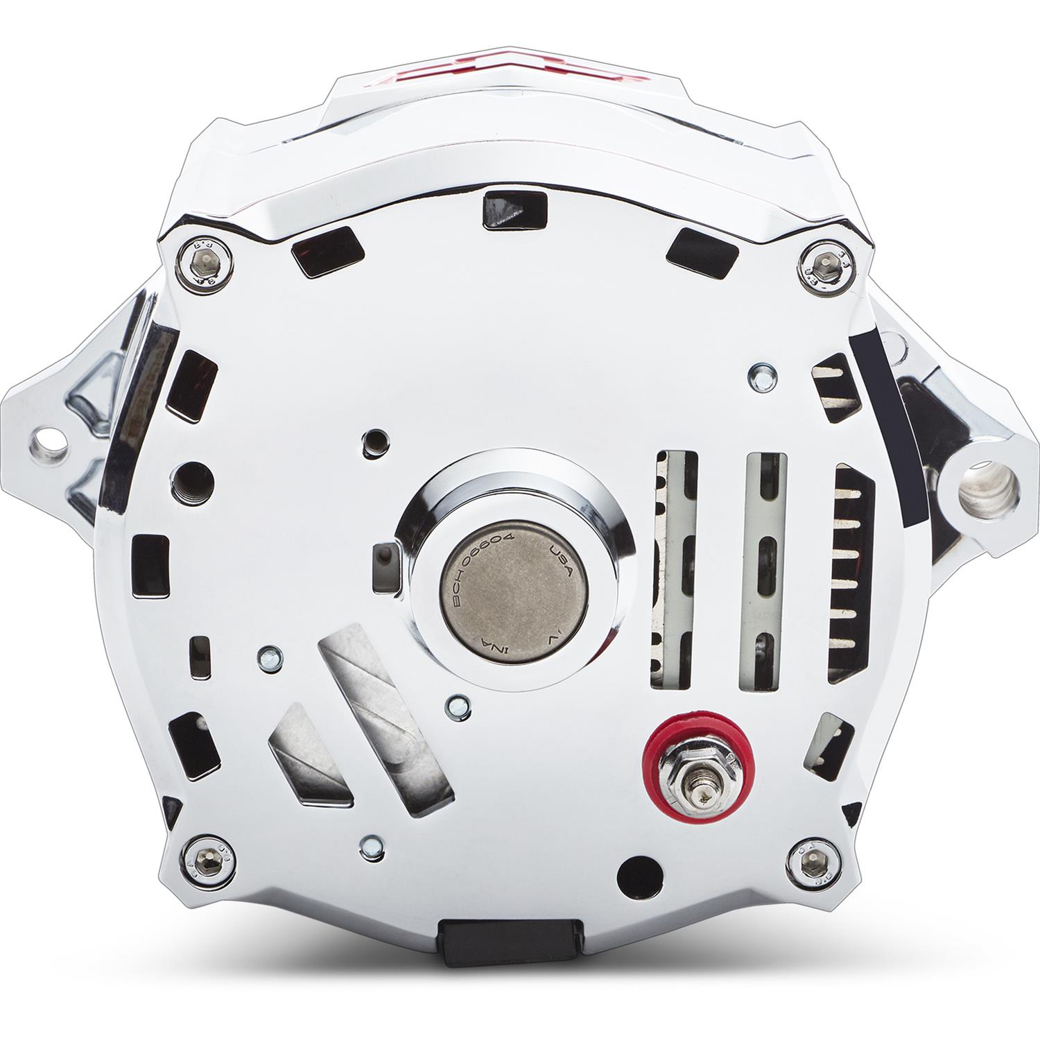 Proform Parts Alternators and Generators 141-151 Alternator; 100 AMP; GM 1-Wire; Slant-Edge; Raised Bowtie; Polished thumbnail 6
