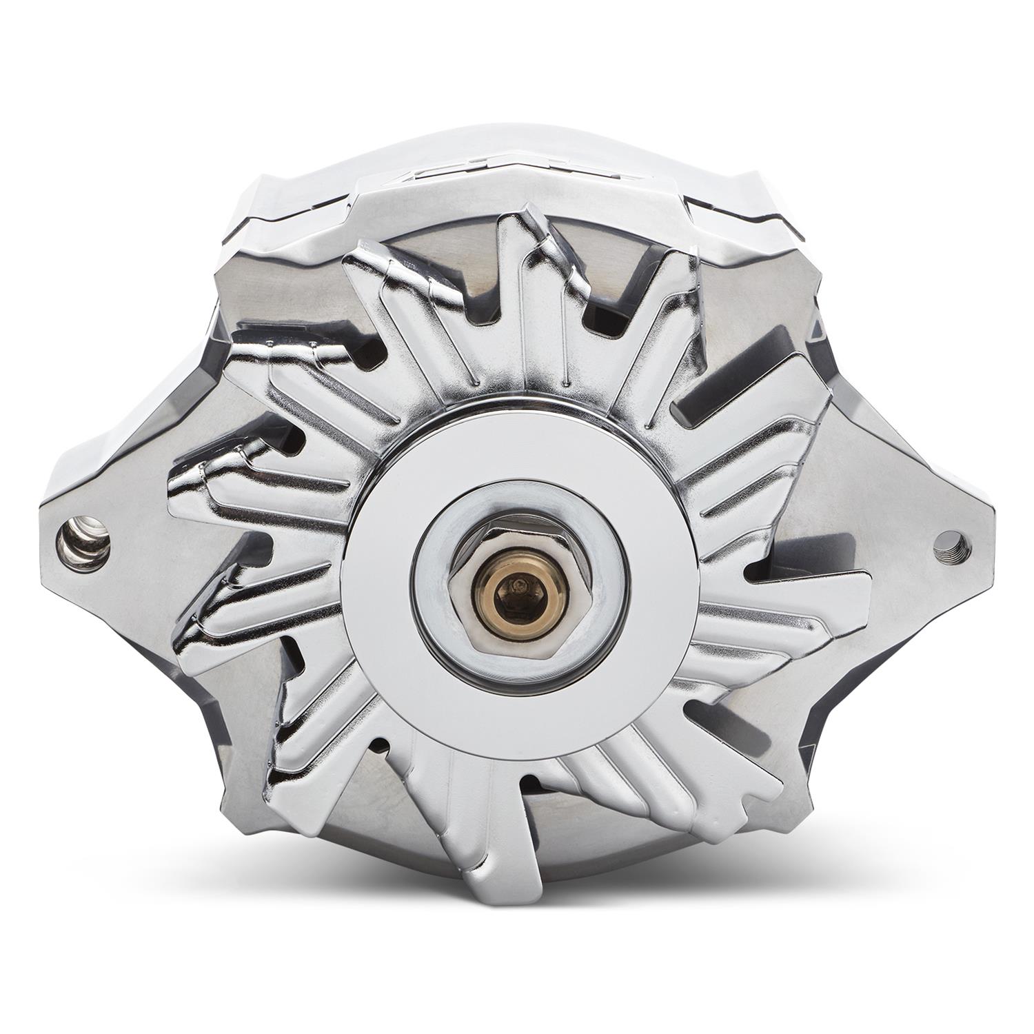 Proform Parts Alternators and Generators 141-151 Alternator; 100 AMP; GM 1-Wire; Slant-Edge; Raised Bowtie; Polished thumbnail 3