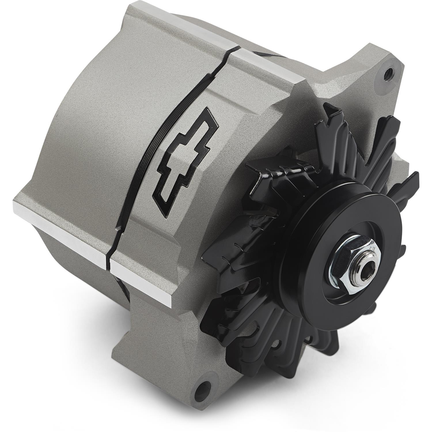 Proform Parts Alternators and Generators 141-153 Alternator; 100 AMP; GM 1-Wire; Slant-Edge; Black Bowtie; Cast Gray Crinkle thumbnail 5