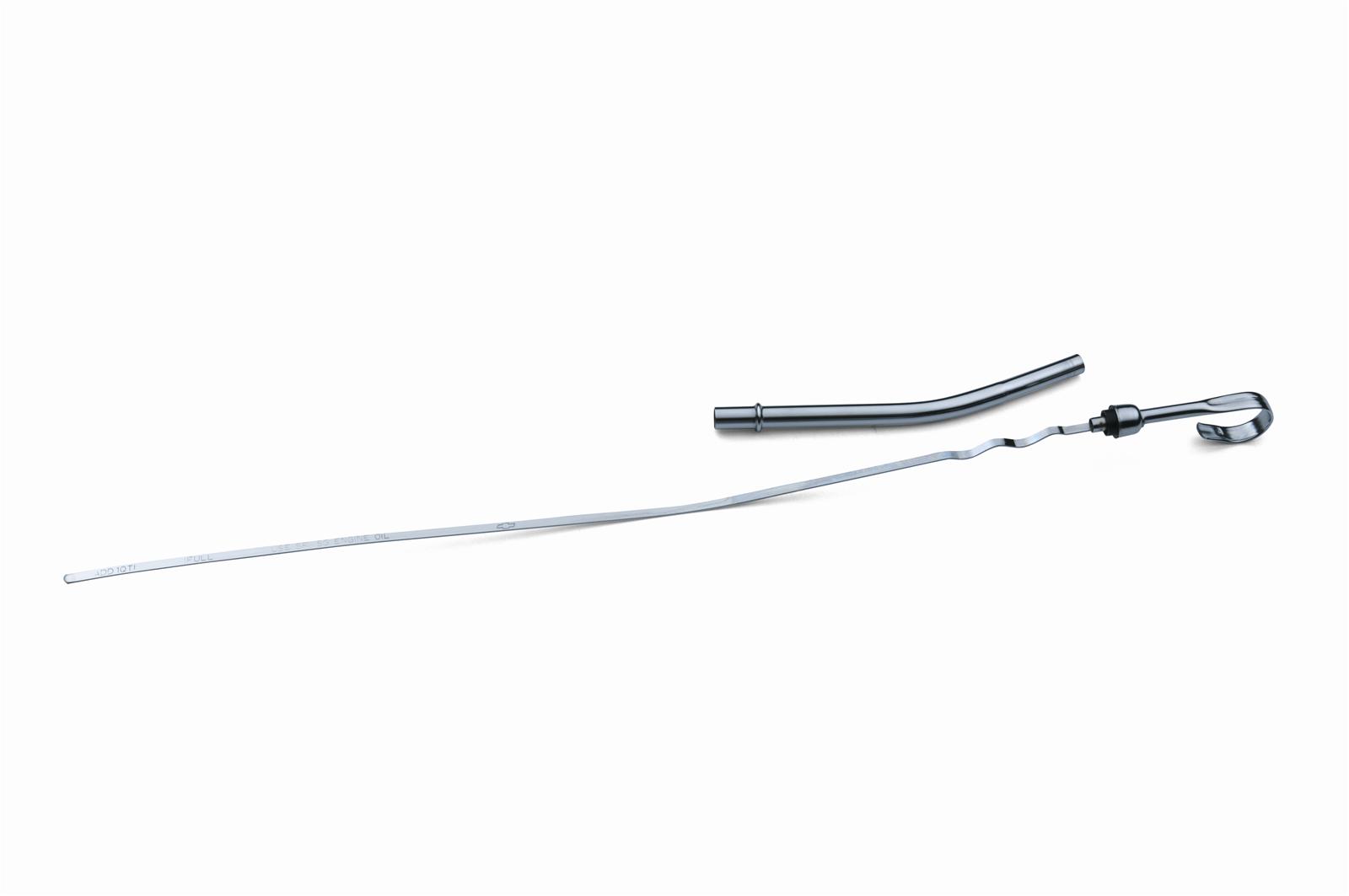 Proform Chrome Engine Oil Dipstick Kits 141-550 with Tube, Engine, Steel, Chrome, Chevy, Small Block, Each