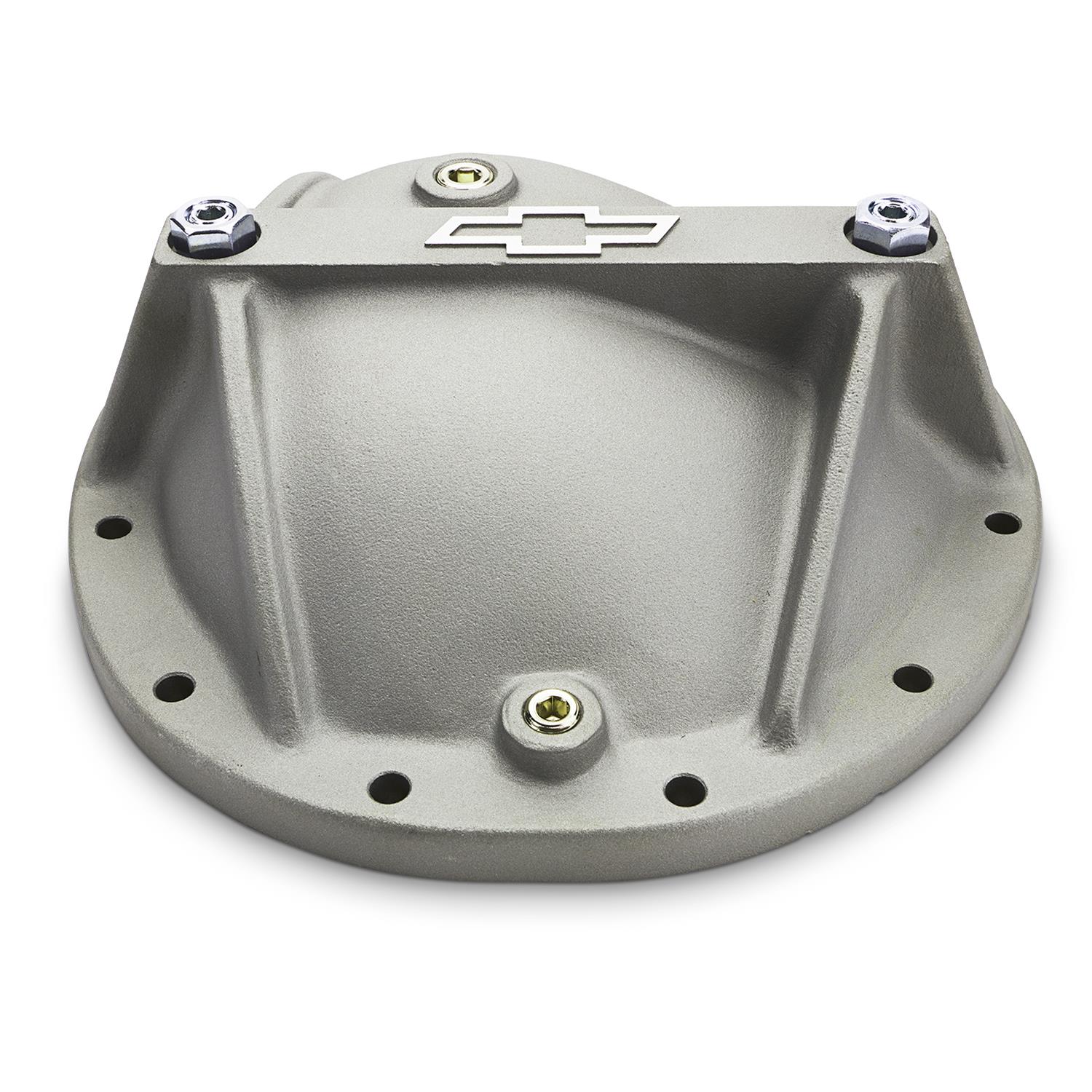 Proform Chevy Bowtie 12 Bolt GM 8.875 Inch Differential Cover 141-699 Cover, Aluminum, Natural, Logo, in.(12-bolt) Passenger Car, Each