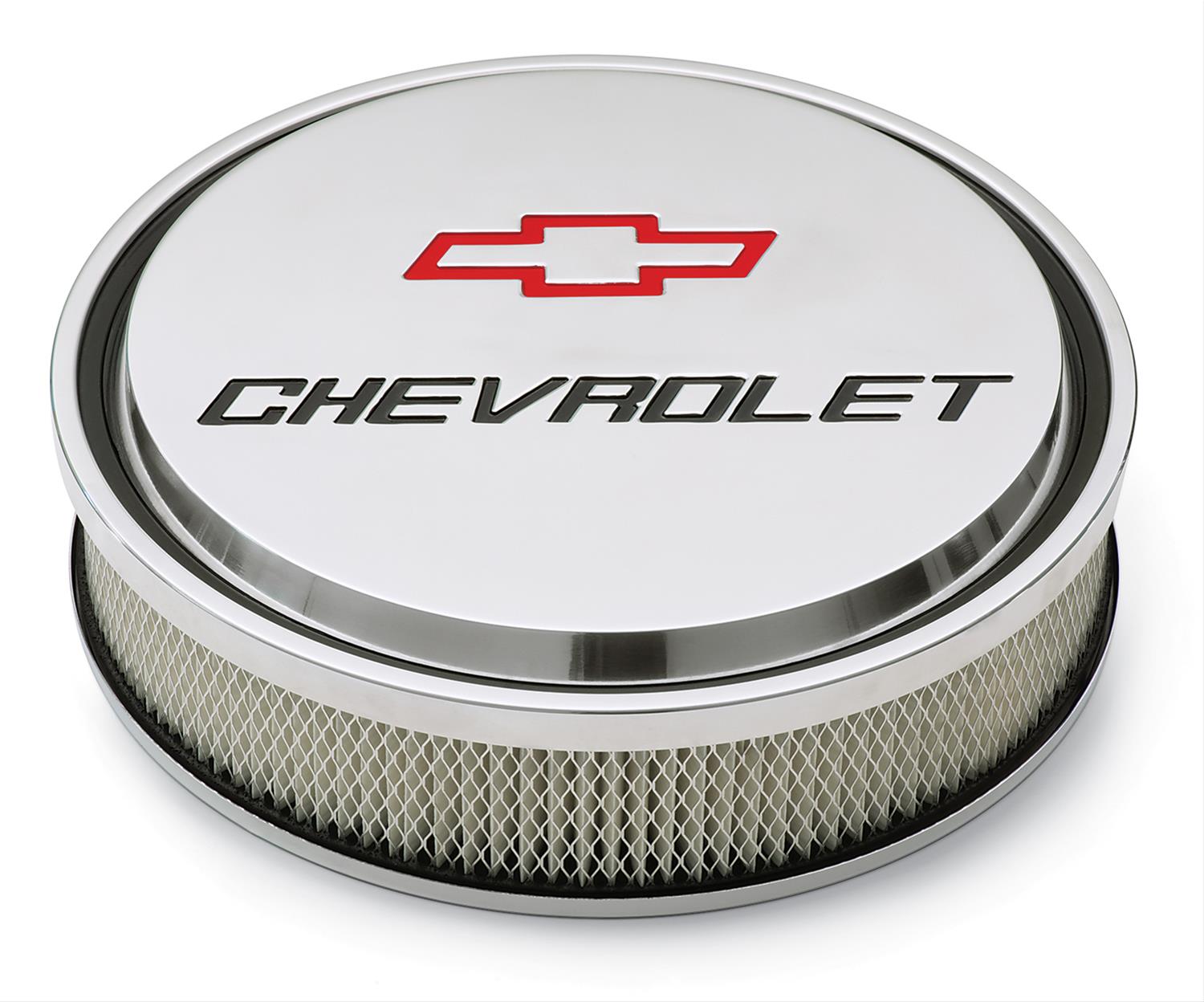 Proform Parts 141-833 Proform GM Licensed Chevrolet Slant-Edge Air Cleaners  | Summit Racing