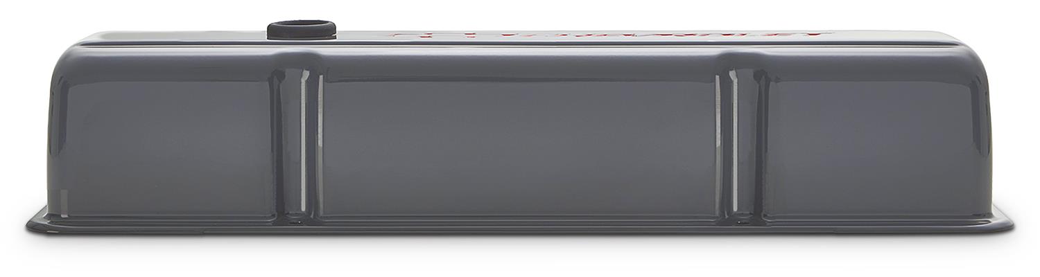 Proform Stamped Steel Chevrolet Valve Covers 141-881 Covers, Steel, Shark Gray, Bowtie Logo, Chevy, Small Block, Pair thumbnail 4