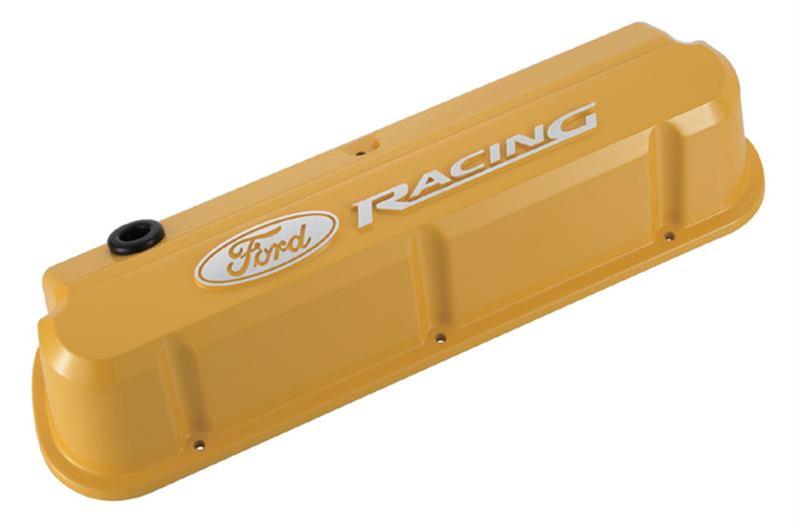 Proform Ford Racing Valve Covers Slant Edge Yellow