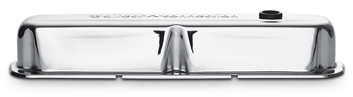 Proform Stamped Steel Mopar Valve Covers 440-301 Covers, Steel, Chrome, Direct Connection Logo, Mopar, Small Block LA, Pair thumbnail 4