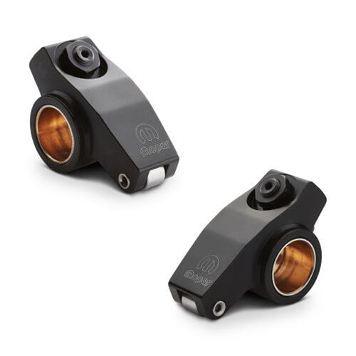 Proform Extruded Aluminum Shaft Mount Roller Rocker Arms 440-469 Arms, Arms, 1.6 Ratio, Aluminum, Black Anodized, Chrysler, Dodge, Plymouth, Small Block, Set of 16 thumbnail 3