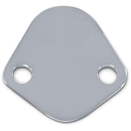Proform Fuel Pump Block-Off Plates 66107 Plate, Steel, Chrome Plated, Chevy, Ford, Mopar, Gasket Included, Each
