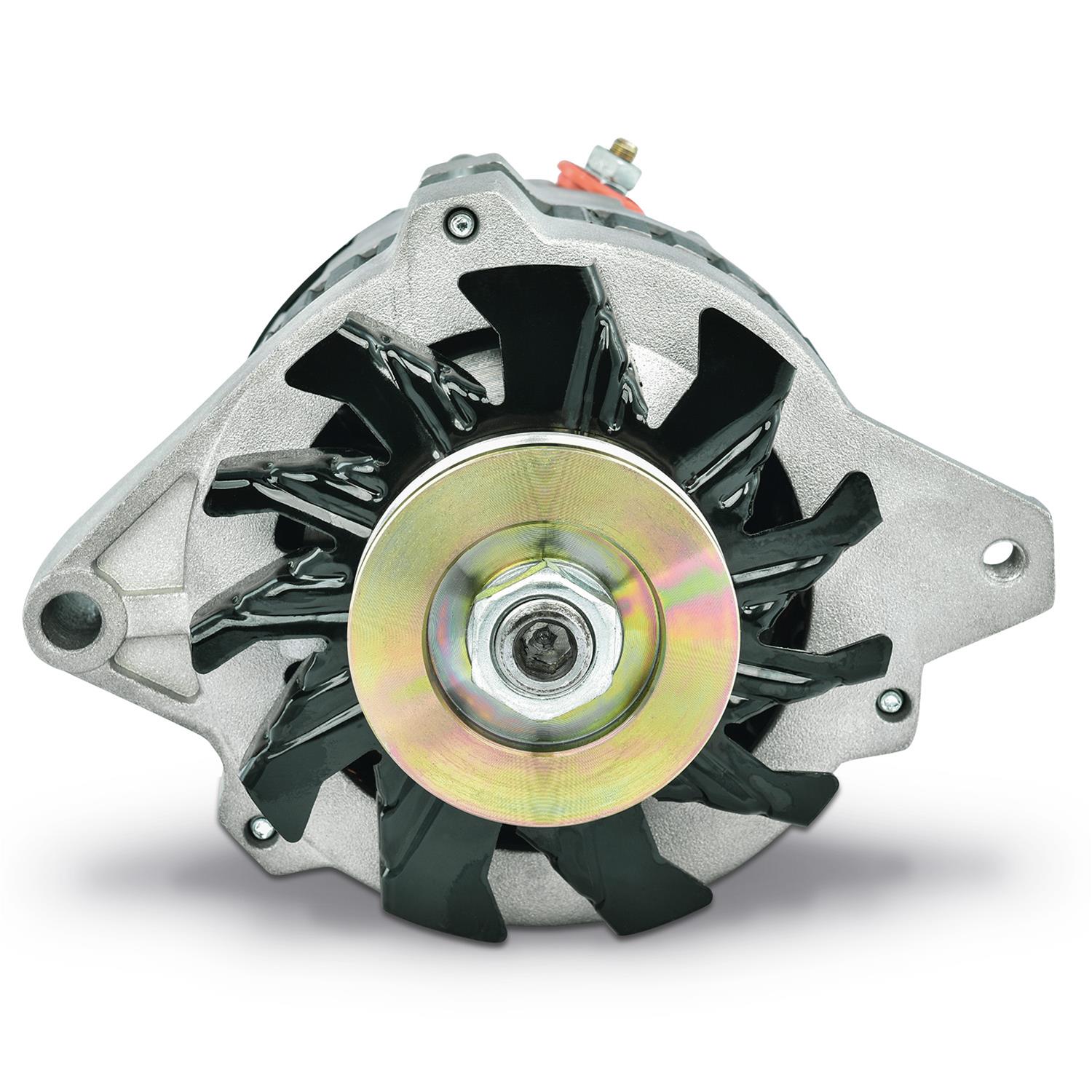 Proform Alternators 66430.16N Alternator, Internal Regulator, 160 Amp, Satin, Center Offset, GMC, Chevrolet, Each thumbnail 4