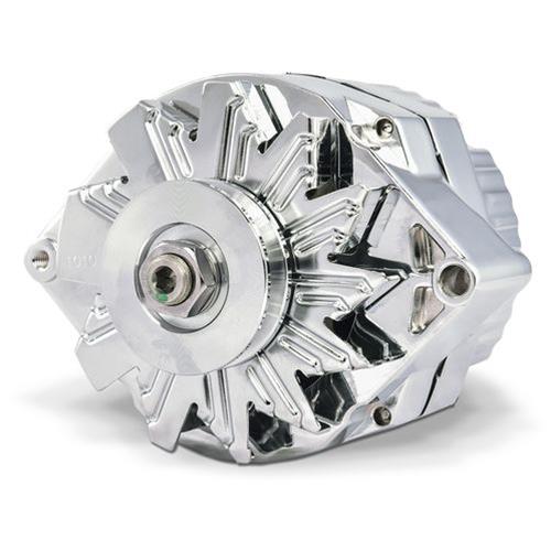 Proform Alternators 66445.12N Alternator, Chrome, Internal Regulator, V-Belt Pulley, 120 Amp, 1-Wire, GM, Each thumbnail 2