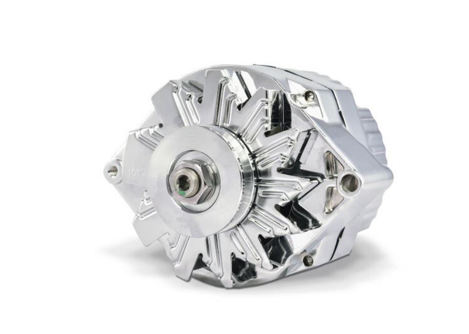 Proform Alternators 66445.14N Alternator, Chrome, Internal Regulator, V-Belt Pulley, 140 Amp, 1-Wire, GM, Each thumbnail 3
