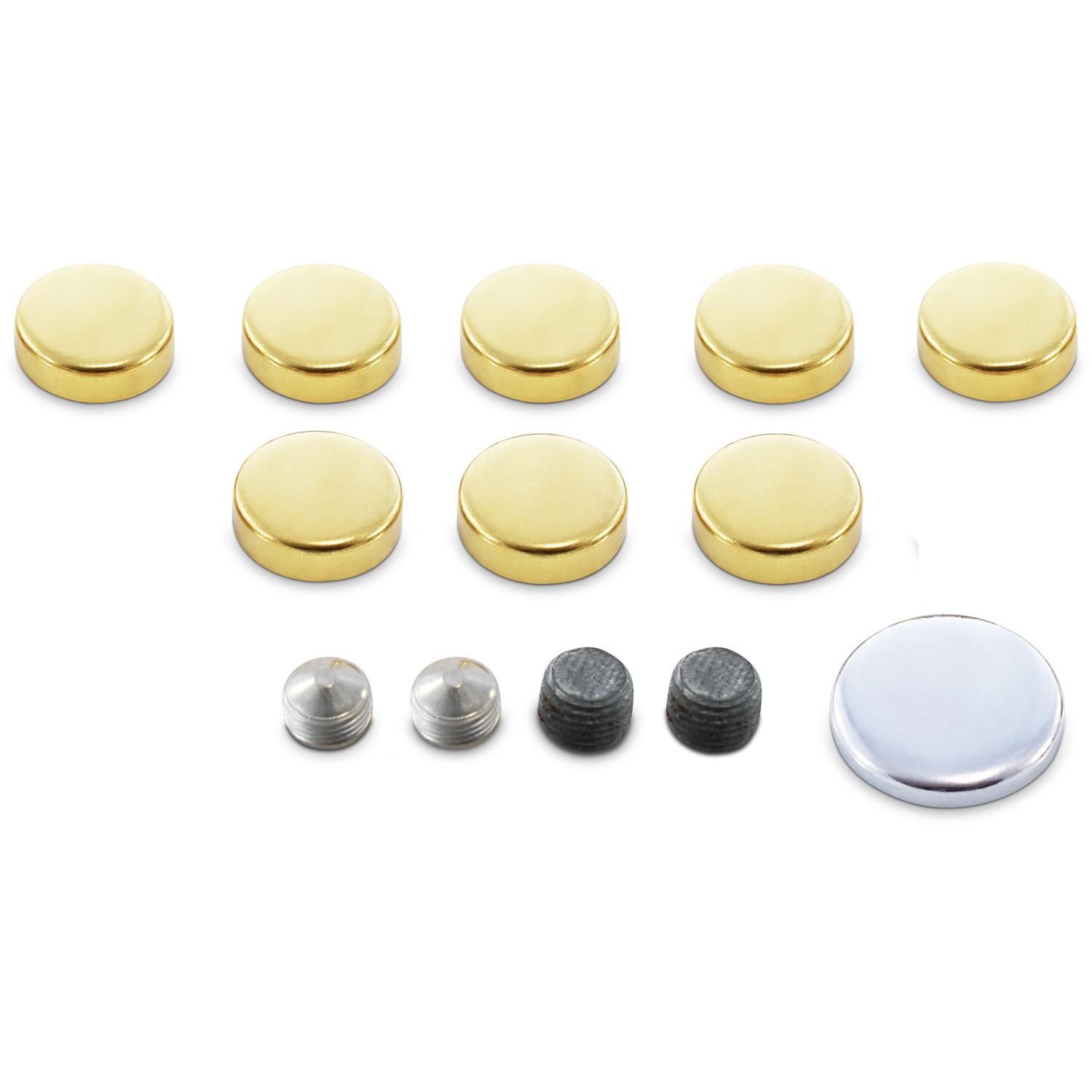Proform Freeze Plug Kits 66555 Plugs, Brass, Ford, 351C, 351M, 400, Kit thumbnail 2