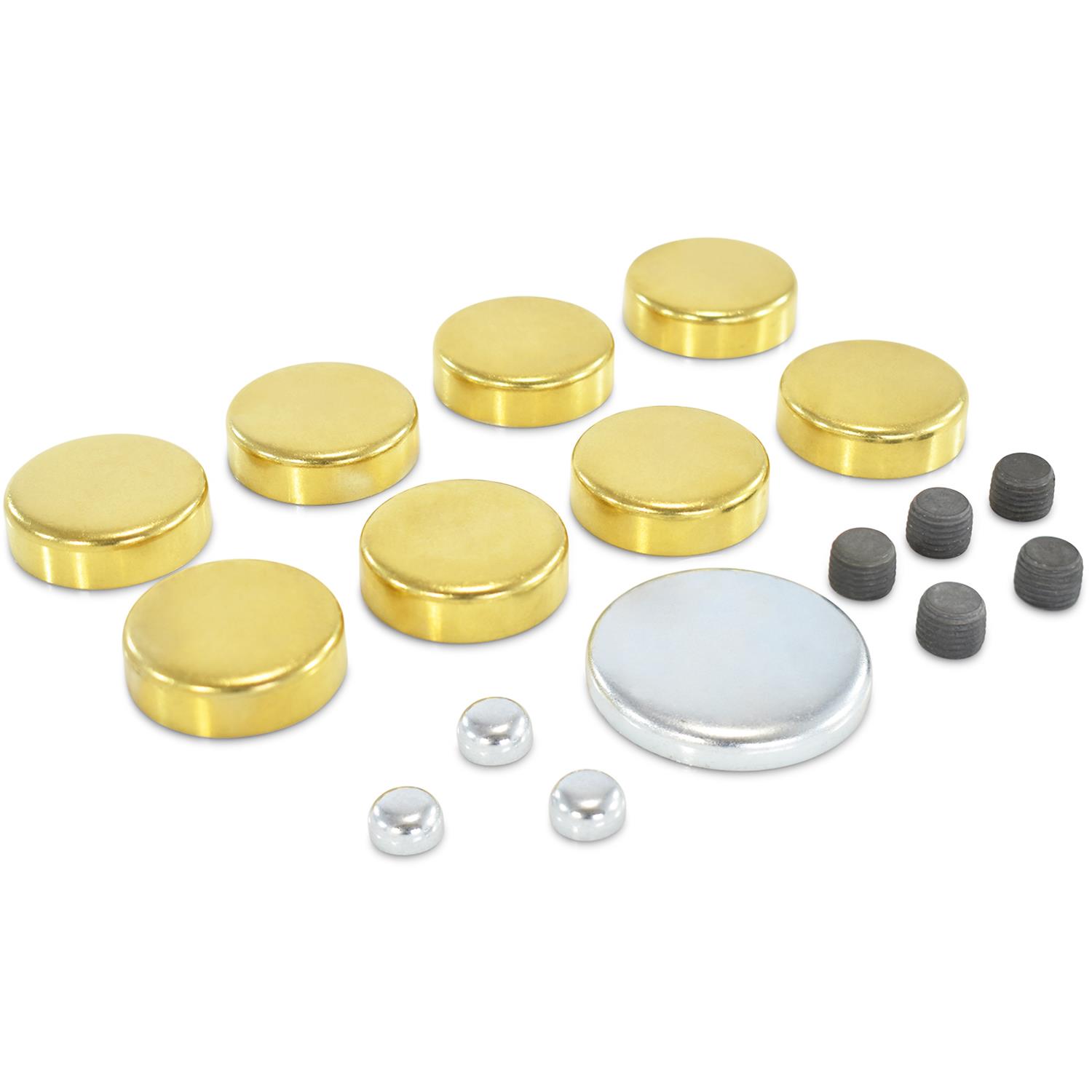 Proform Brass Engine Freeze Plug Kit Olds V8 66559