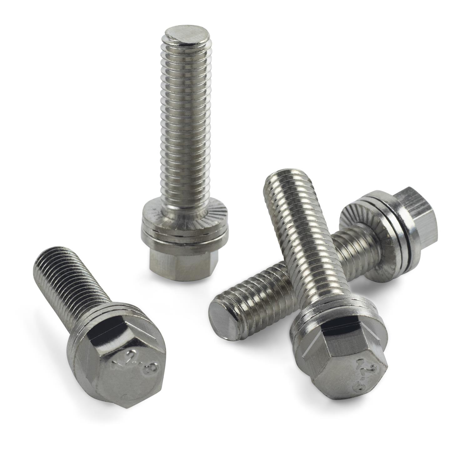Proform Self-Locking Wedge Header Bolts 66827 Fasteners, Bolts, Hex Head, Steel, Nickel Plated, 3/8 in. NPT Thread Size, 0.750 in. Underhead Length, Set of 12 thumbnail 3