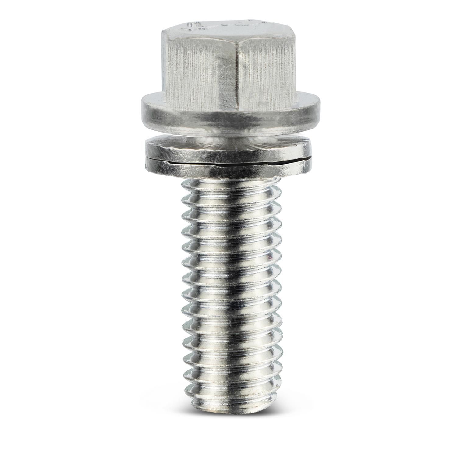 Proform Self-Locking Wedge Header Bolts 66827 Fasteners, Bolts, Hex Head, Steel, Nickel Plated, 3/8 in. NPT Thread Size, 0.750 in. Underhead Length, Set of 12 thumbnail 4