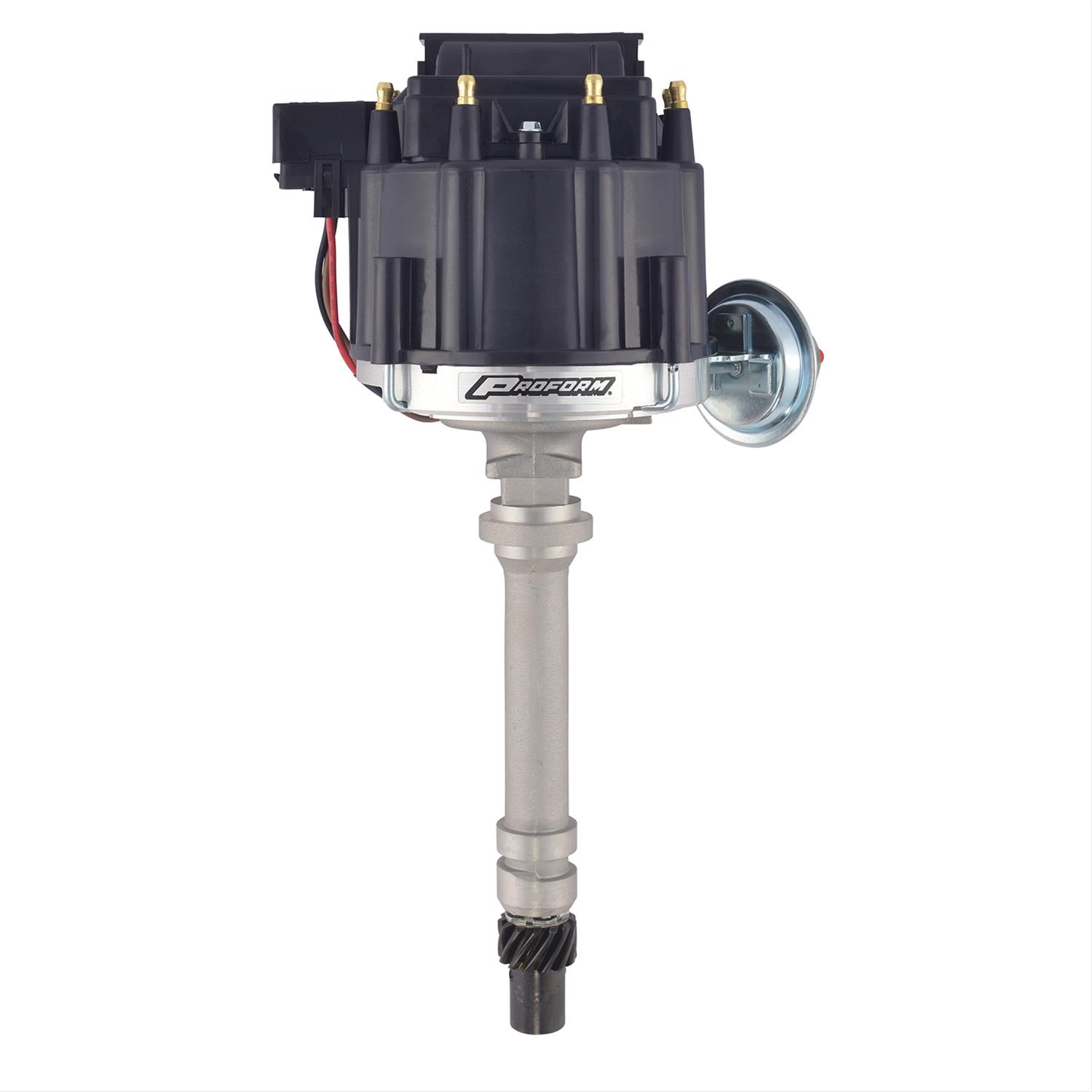 Proform Race HEI Distributors 66941BKU Distributor, HEI, New, Magnetic Pickup, Mechanical, Vacuum Advance, Black Cap, Coil, Chevy, Big/Small, Each
