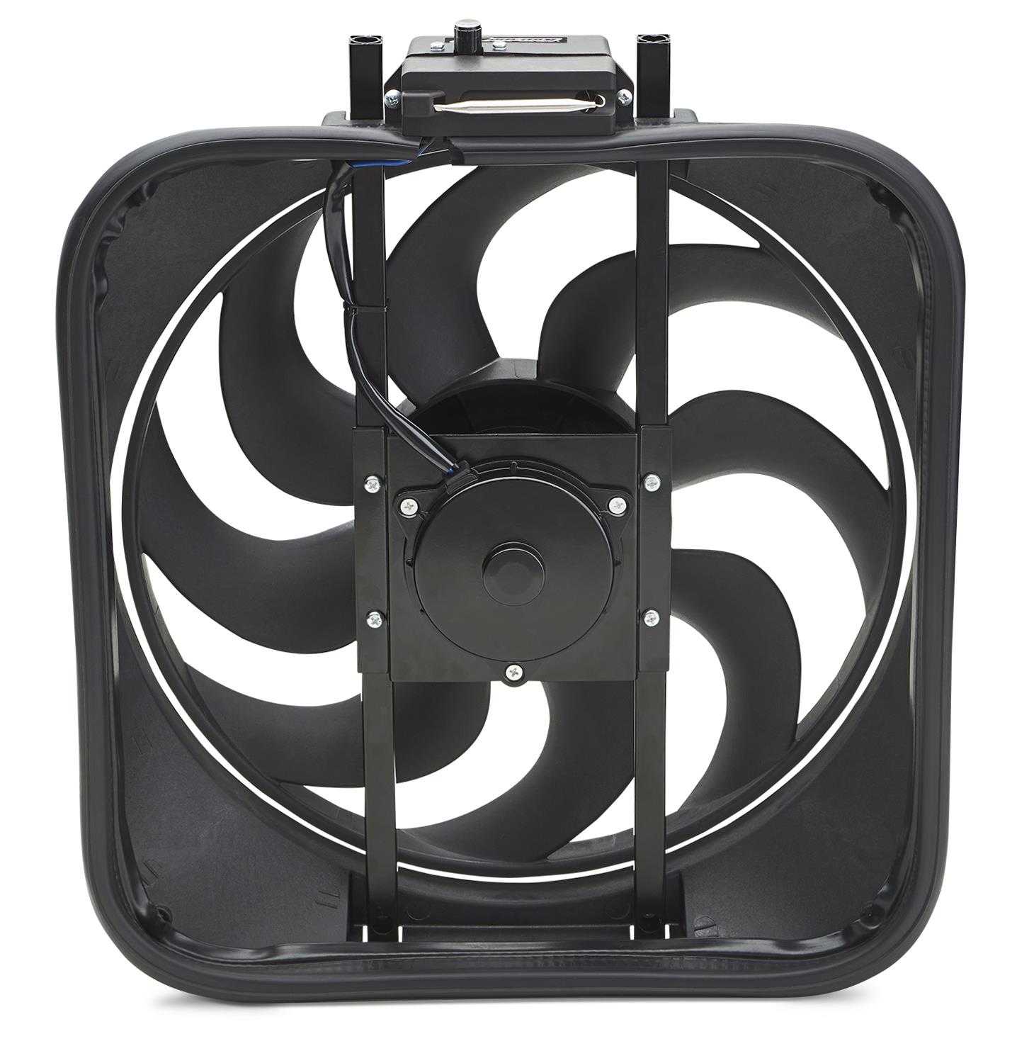15 Inch 2,800 CFM Proform Electric Fan 67028 Fan, Electric, Single, 15.00 in. Diameter, cfm, 12 V, Puller, Black Plastic, Ford, Each thumbnail 2