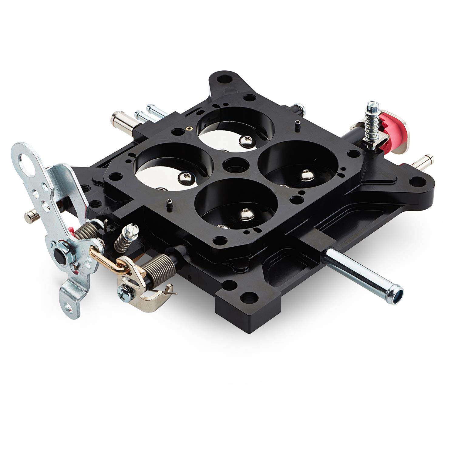 Proform Billet Throttle Base Plates 67155BK Carburetor Plate, Aluminum, Black, Holley 4150, Each thumbnail 3