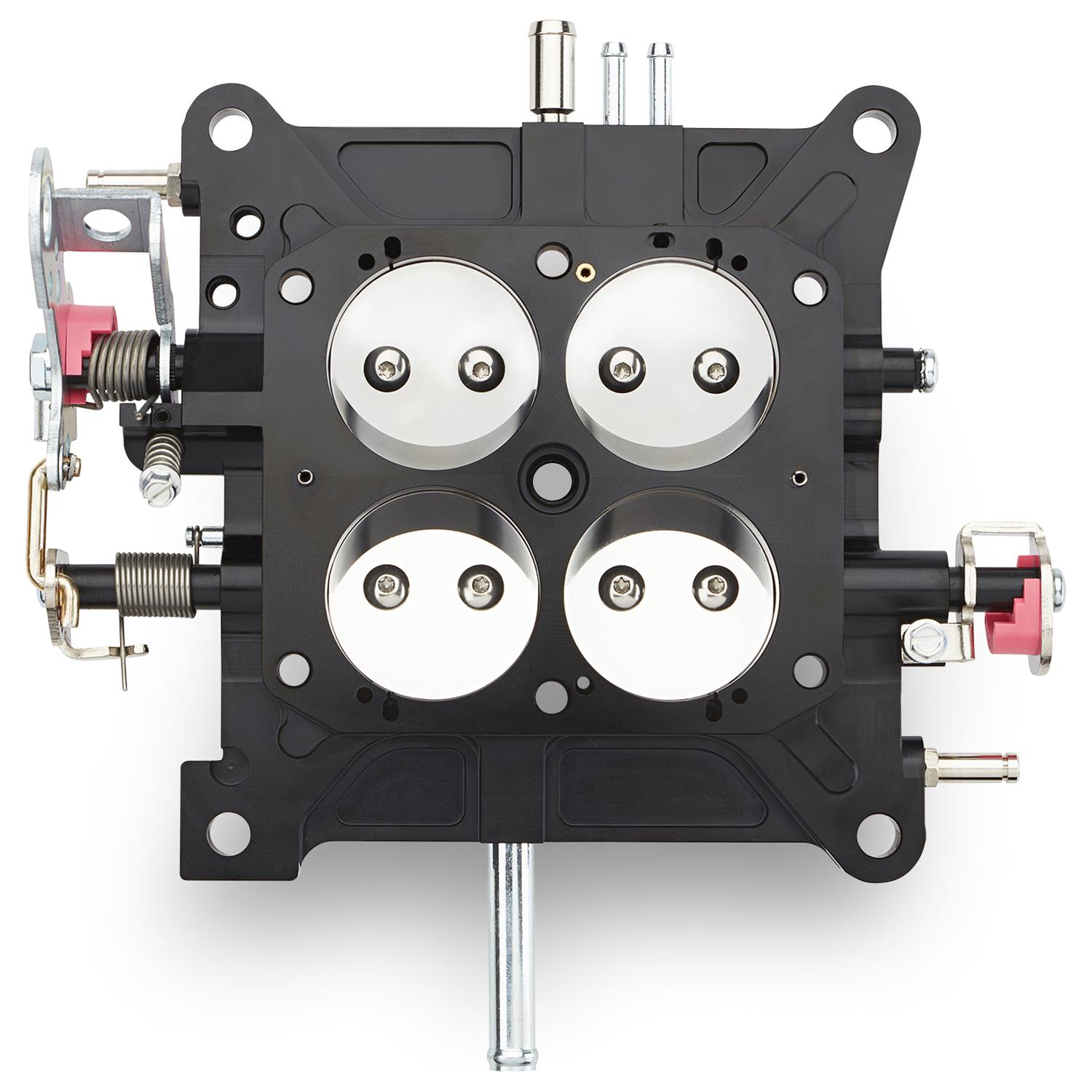 Proform Billet Throttle Base Plates 67155BK Carburetor Plate, Aluminum, Black, Holley 4150, Each