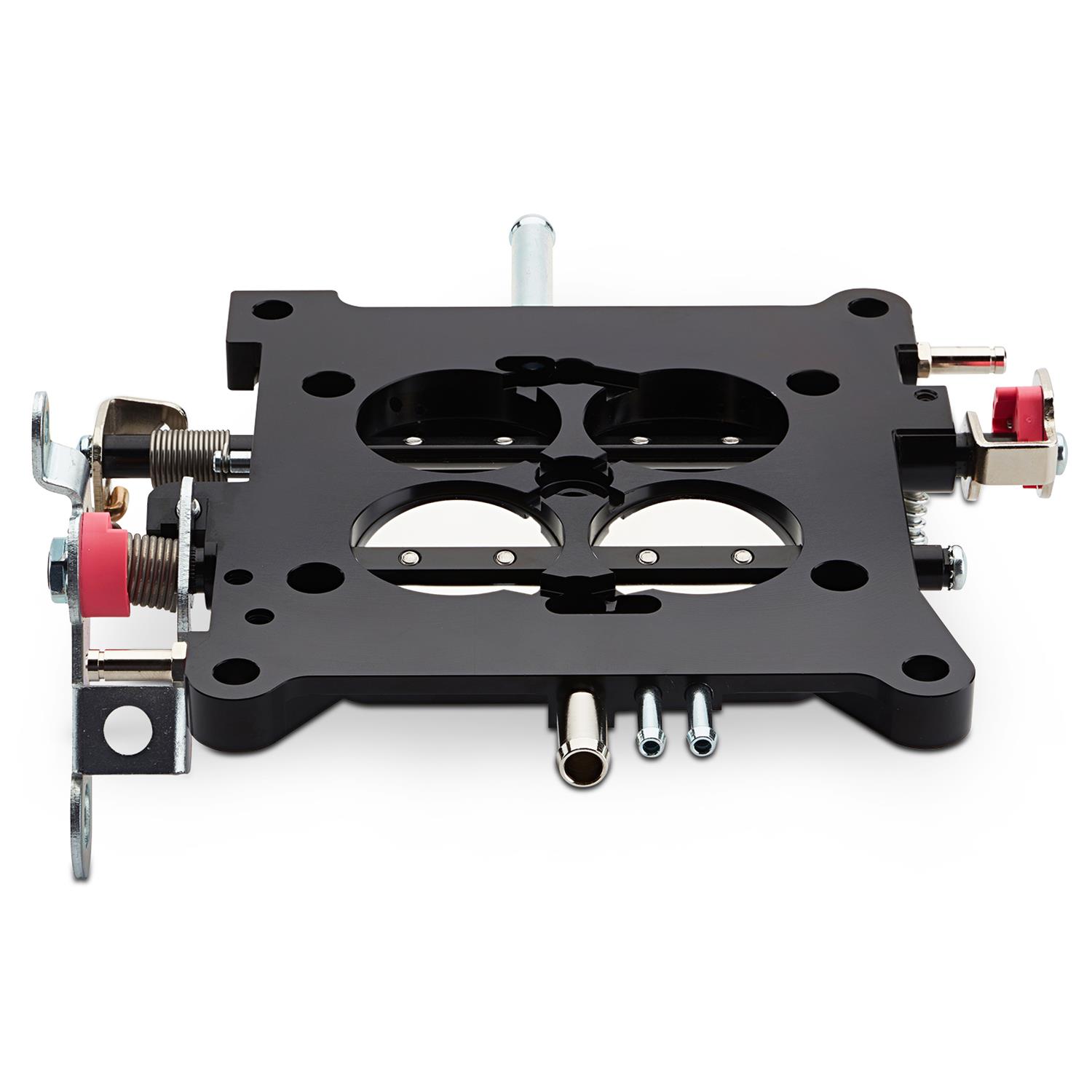 Proform Billet Throttle Base Plates 67155BK Carburetor Plate, Aluminum, Black, Holley 4150, Each thumbnail 6