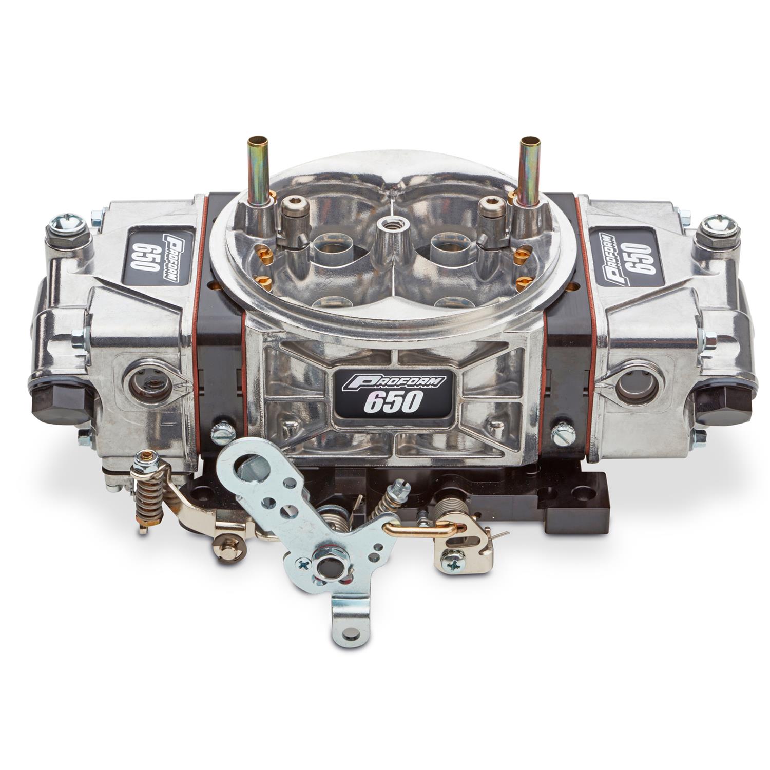 Proform Race Series 650 CFM 4-Barrel Carburetor 67199-CT Carburetor, Gasoline, Series, Circle Track, Universal, cfm, 4-Barrel, Dual Inlet, Tumble Polished, Each thumbnail 5