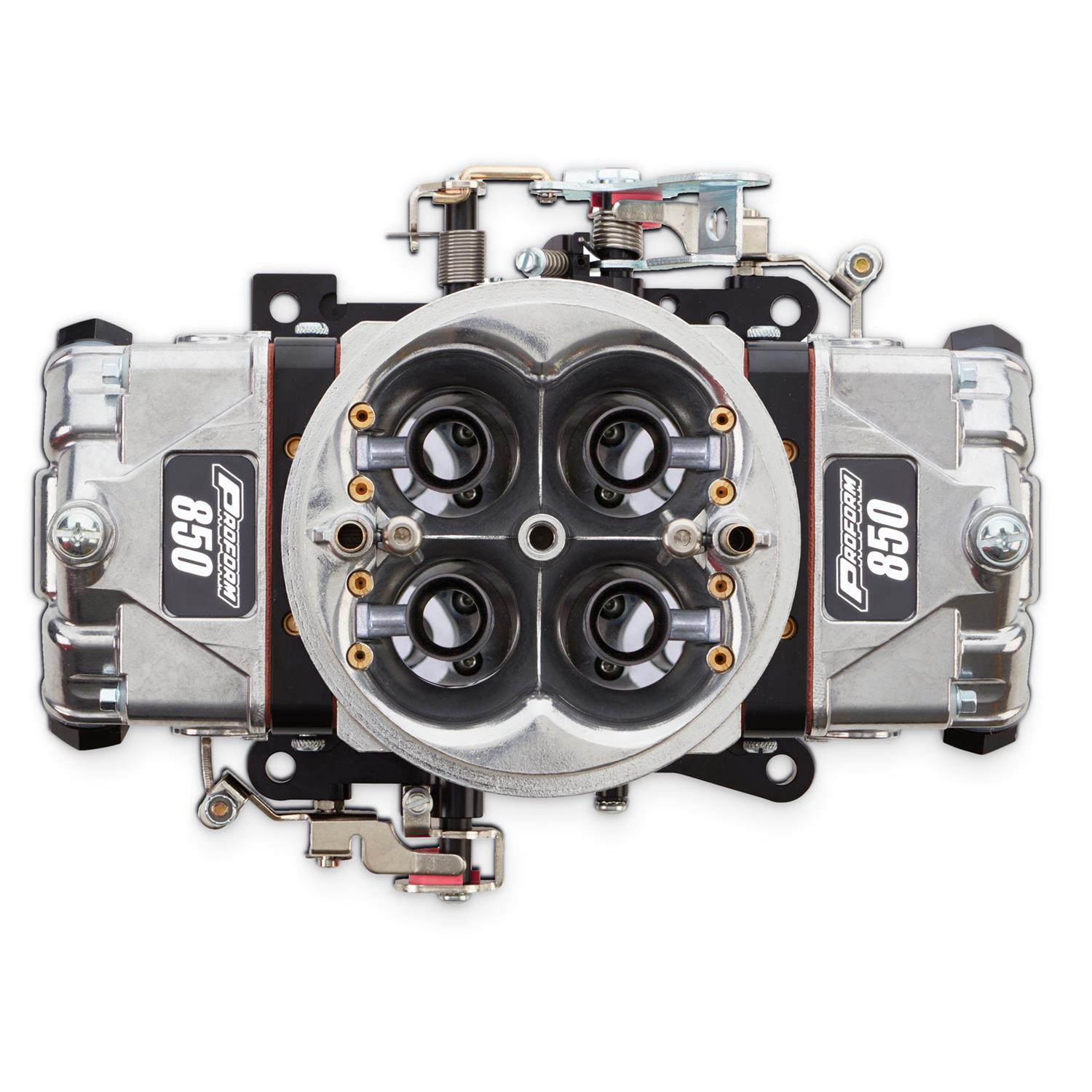 Proform Race Series 850 CFM 4-Barrel Carburetor 67201-AN Carburetor, Gasoline, Series, Universal, cfm, 4-Barrel, Dual Inlet, Annular Boosters, Tumble Polished, Each thumbnail 3