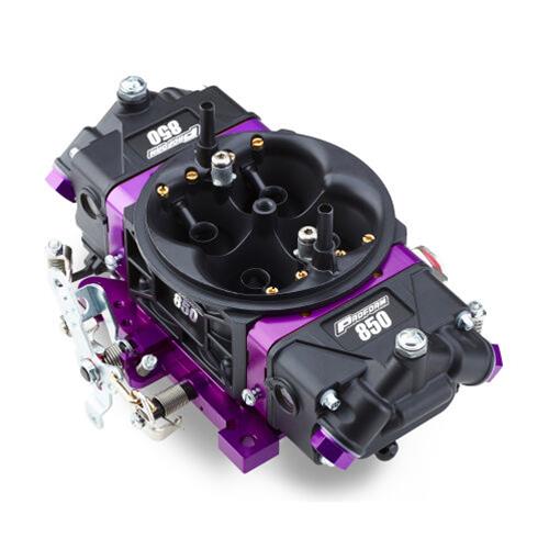 Proform Black Race Series 850 CFM 4-Barrel Carburetor 67303 Carburetor, Series, cfm, 4-Barrel, Dual Inlet, Black/Purple, Each thumbnail 3