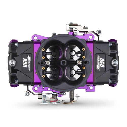 Proform Black Race Series 950 CFM 4-Barrel Carburetor 67304 Carburetor, Series, cfm, 4-Barrel, Dual Inlet, Black/Purple, Each thumbnail 2