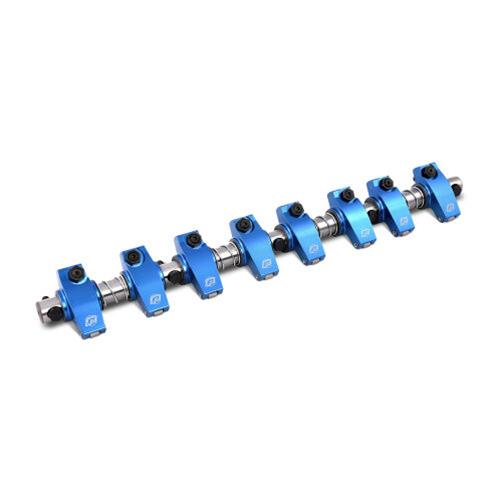Proform Extruded Aluminum Shaft Mount Roller Rocker Arms 69468 Arms, Arms, 1.6 Ratio, Aluminum, Blue Anodized, Chrysler, Dodge, Plymouth, Big Block, Set of 16 thumbnail 3