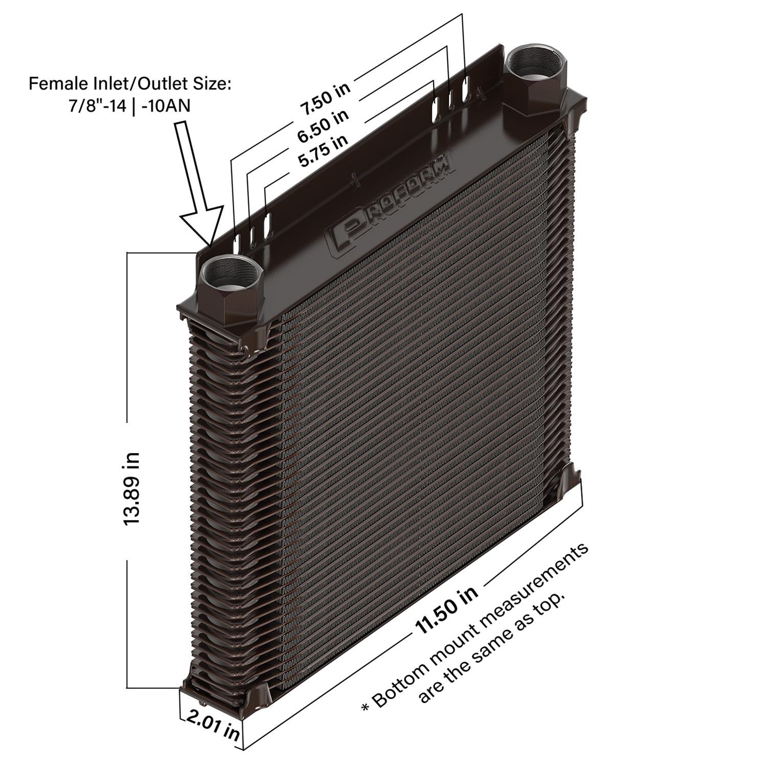 Proform Tundra Series Fluid Coolers 69570-40 Cooler, Plate-Fin Type, Aluminum, 40 Row, Universal, Each thumbnail 5