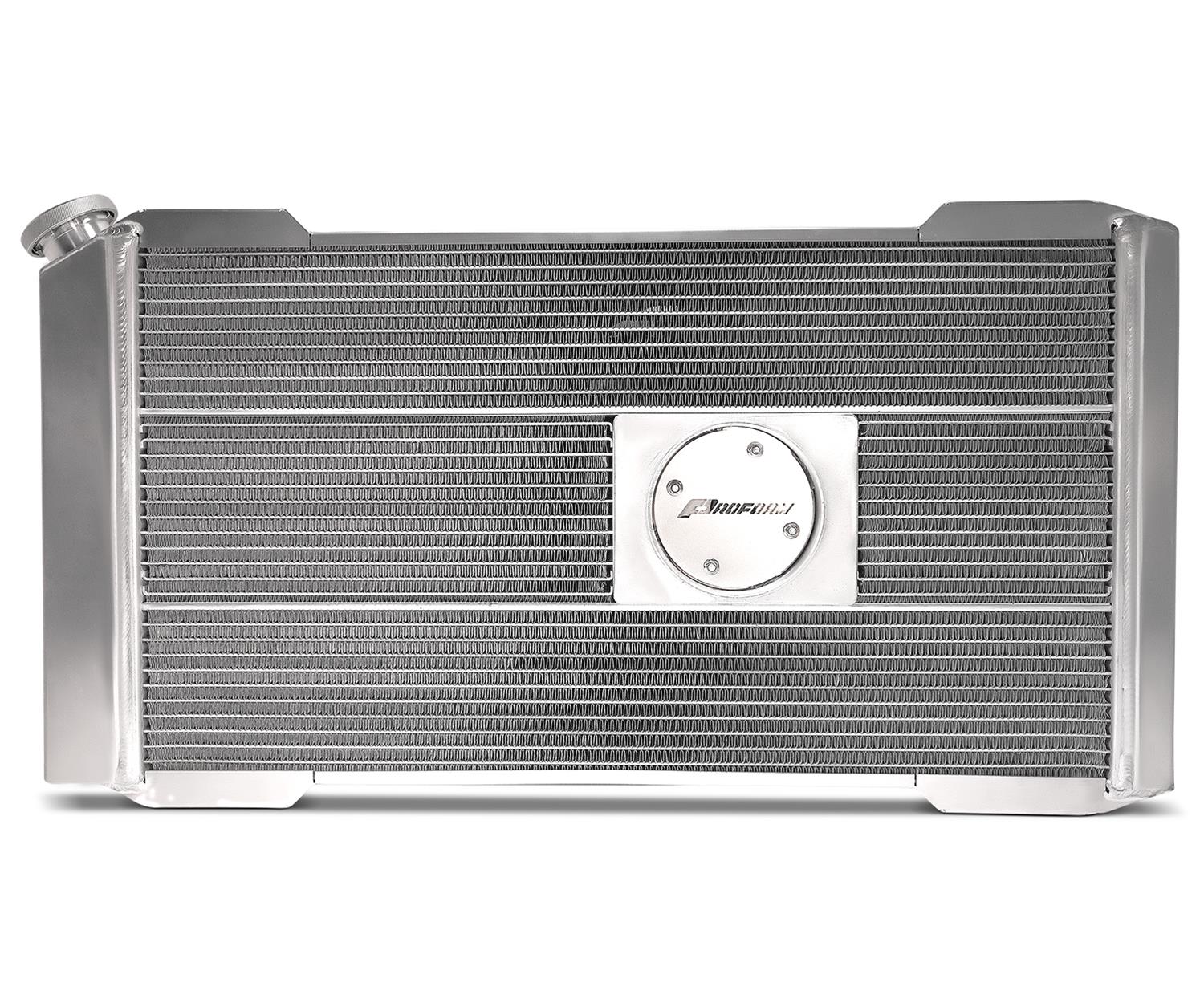 Proform Slim-Fit Radiator Systems 69625.2 Radiators, Systems, Crossflow, Aluminum, Transmission Cooler, Single Fan, Aluminum Shroud, Buick, Chevy, Oldsmobile, Pontiac, Kit thumbnail 2