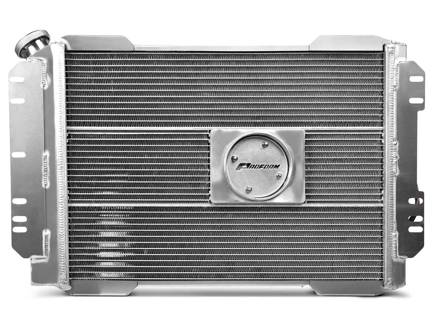 Proform Slim-Fit Radiator Systems 69695.1 Radiators, Systems, Crossflow, Aluminum, Natural, Single Fan, Aluminum Shroud, Dodge, Plymouth, Kit thumbnail 4