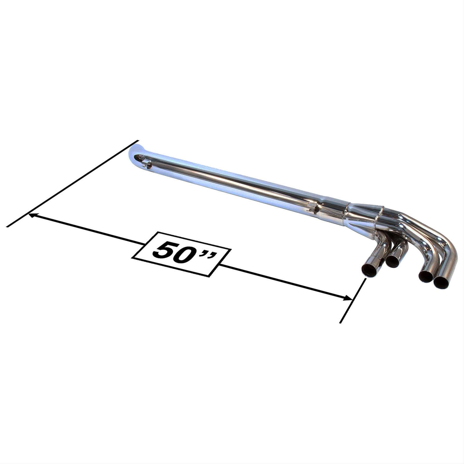 Patriot Exhaust H1165 Patriot Chrome Lake Pipes Summit Racing