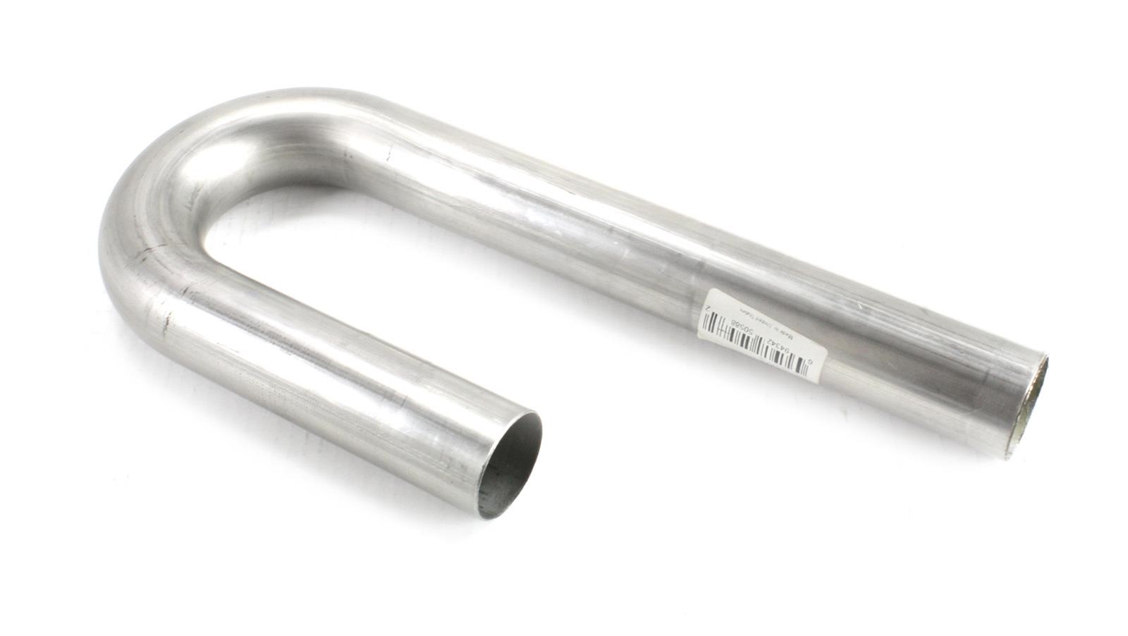 Patriot 180 Degree Bends 1.875 Inch 304 Stainless Steel Exhaust Pipe H6913 Pipe, J-Bend, Degree, Steel, Natural, in. Diameter, 3.0 in. Bend Radius, Each
