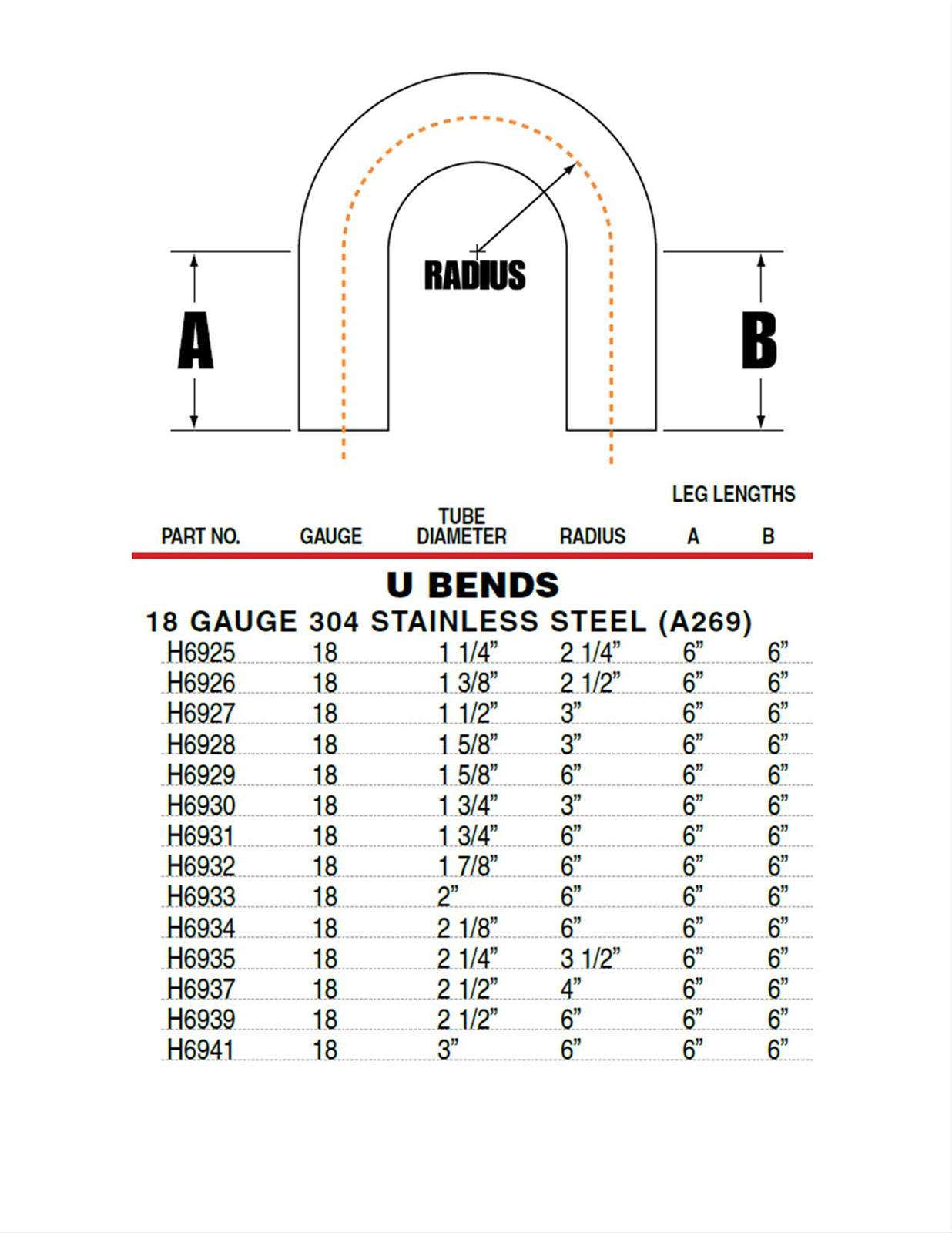Patriot Exhaust U-Bend Stainless 3.000