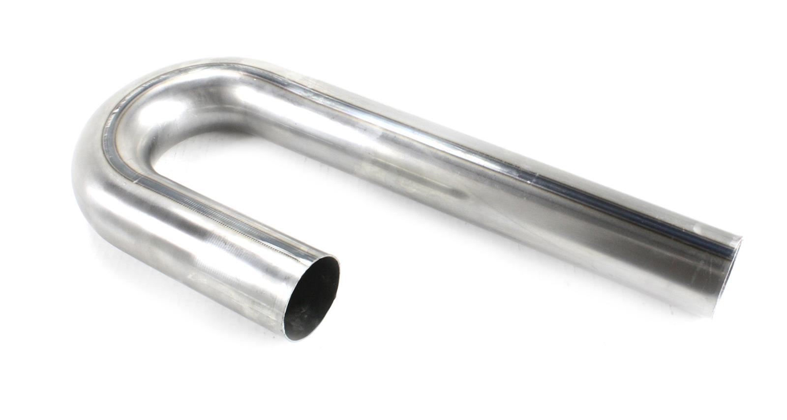 Patriot Exhaust Tubing H7054 Tubing, 180 Degree, Mandrel J-Bend, 2 1/2 in. Diameter, 4 in. Radius, 16-Gauge, Steel, Each