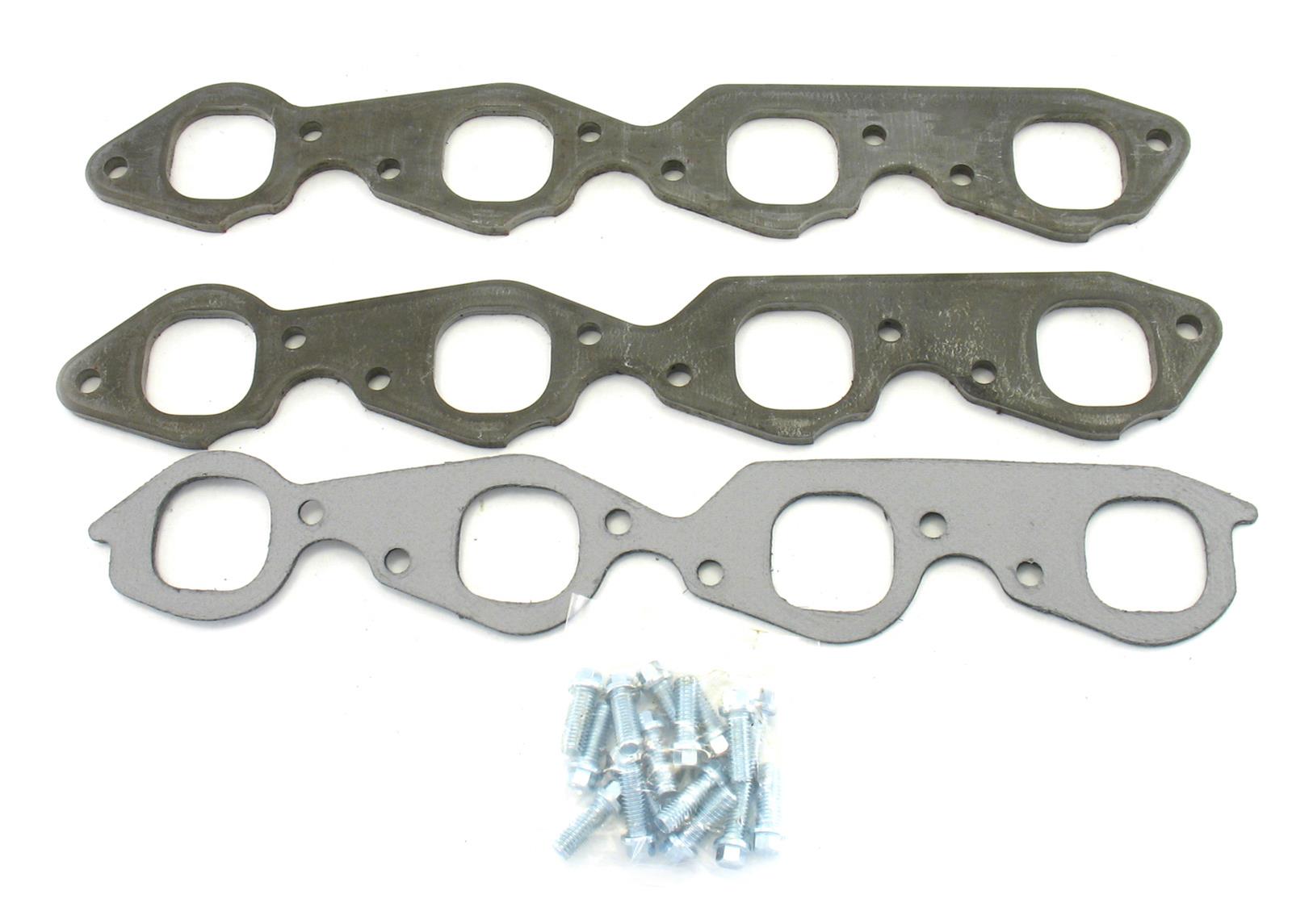 Patriot Header Flange Kits H7899 Flanges, No Stubs, Steel, 0.375 in. Thick, 2.000 in. Port, Gaskets, Bolts, Pair