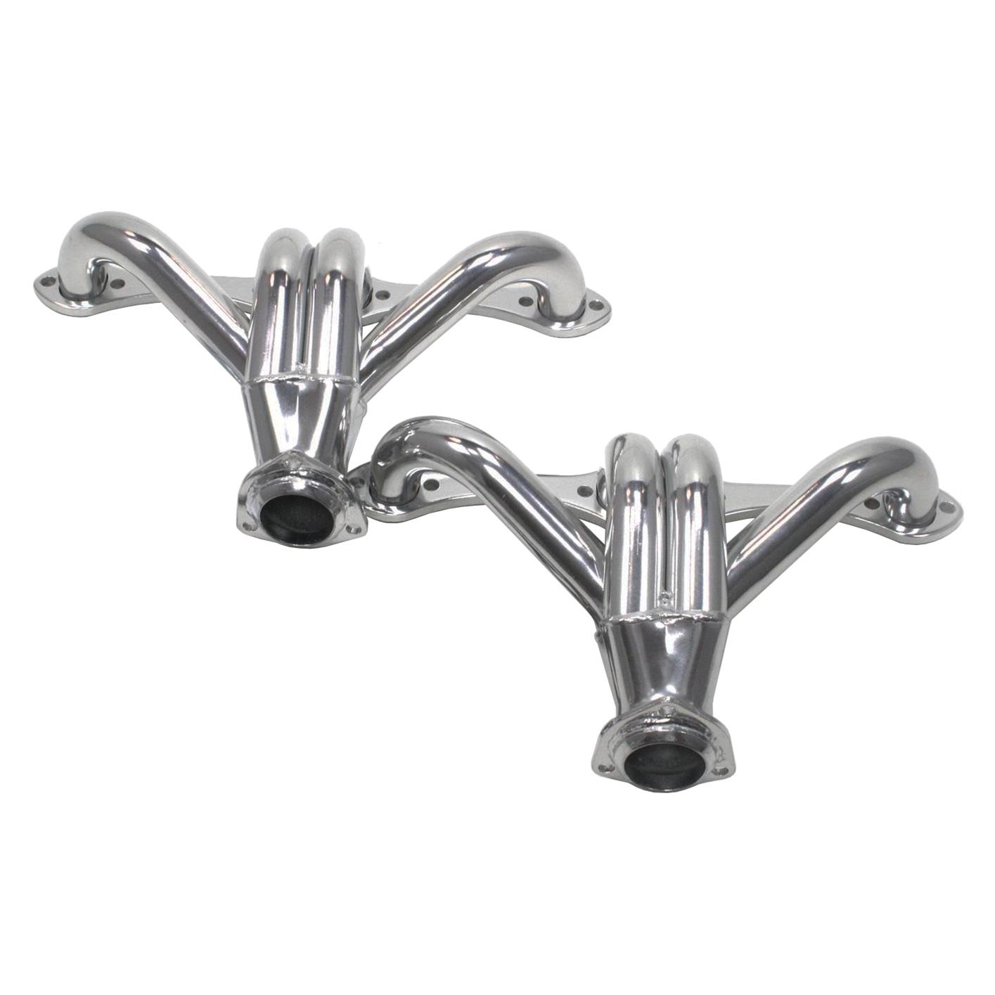 Patriot Tight Tuck Headers H8019-1 Headers, Tuck, Shorty, Steel, Ceramic Coated, Street Rod with Chevy, Small Block, Pair thumbnail 2