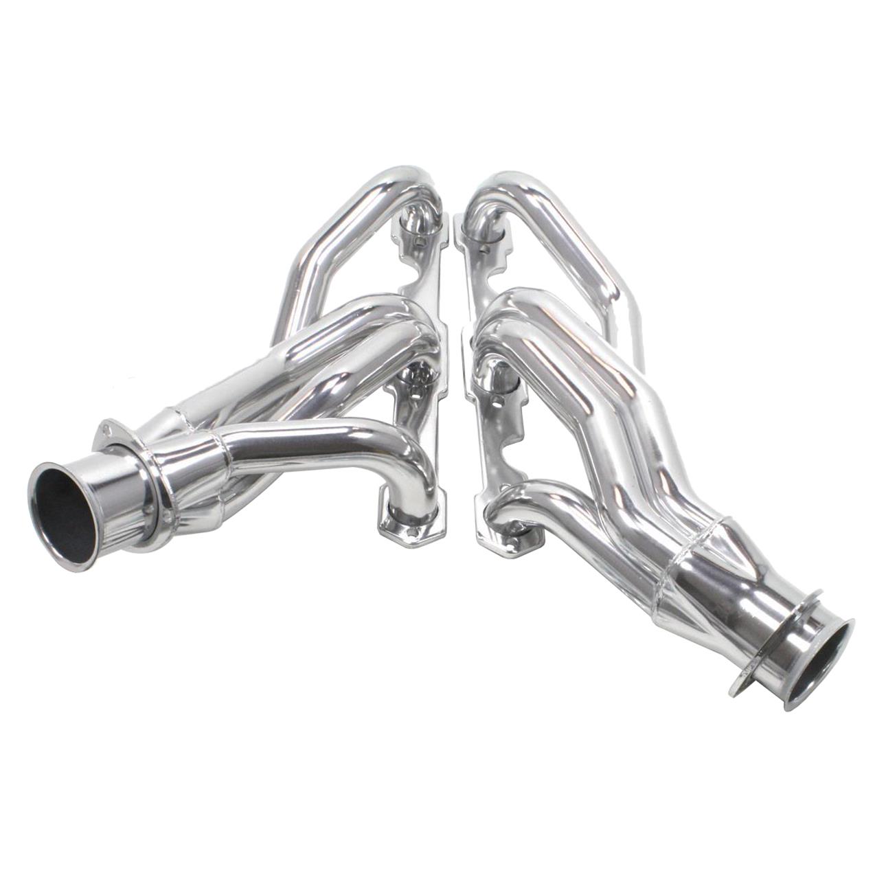 Patriot Clippster Headers H8021-1 Headers, Clippster, Mid-Length, Steel, Silver Ceramic Coated, Chevy, Small Block, Pair thumbnail 2