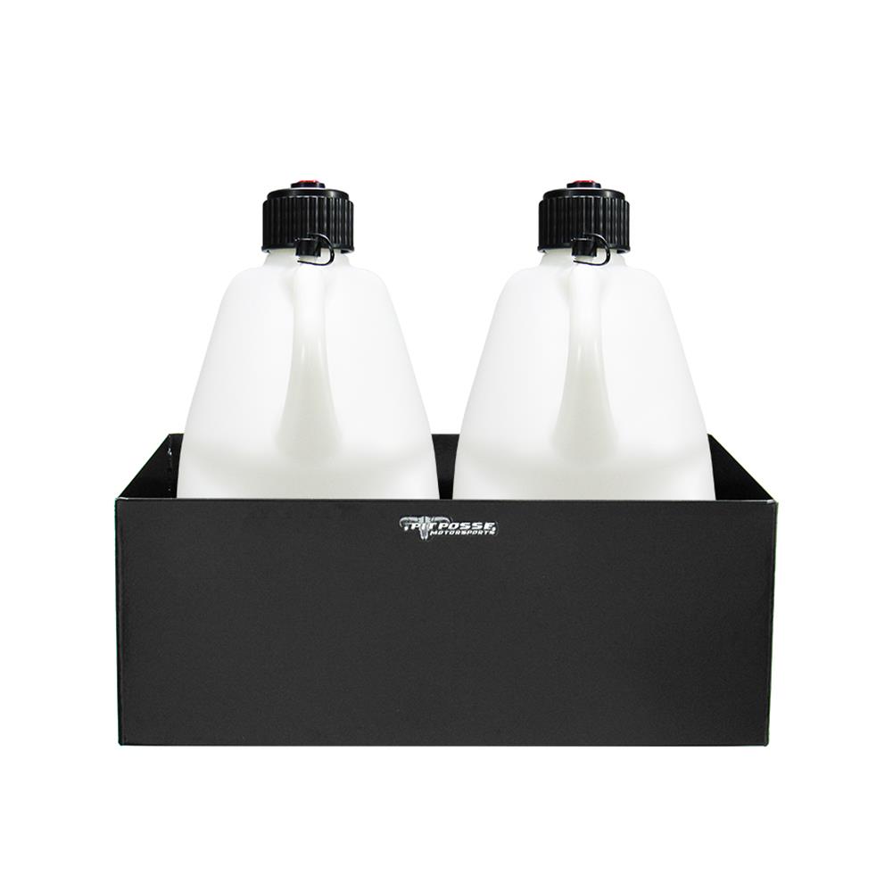 Pit Posse Motorsports 430BK Pit Posse Fuel Jug Racks Summit Racing