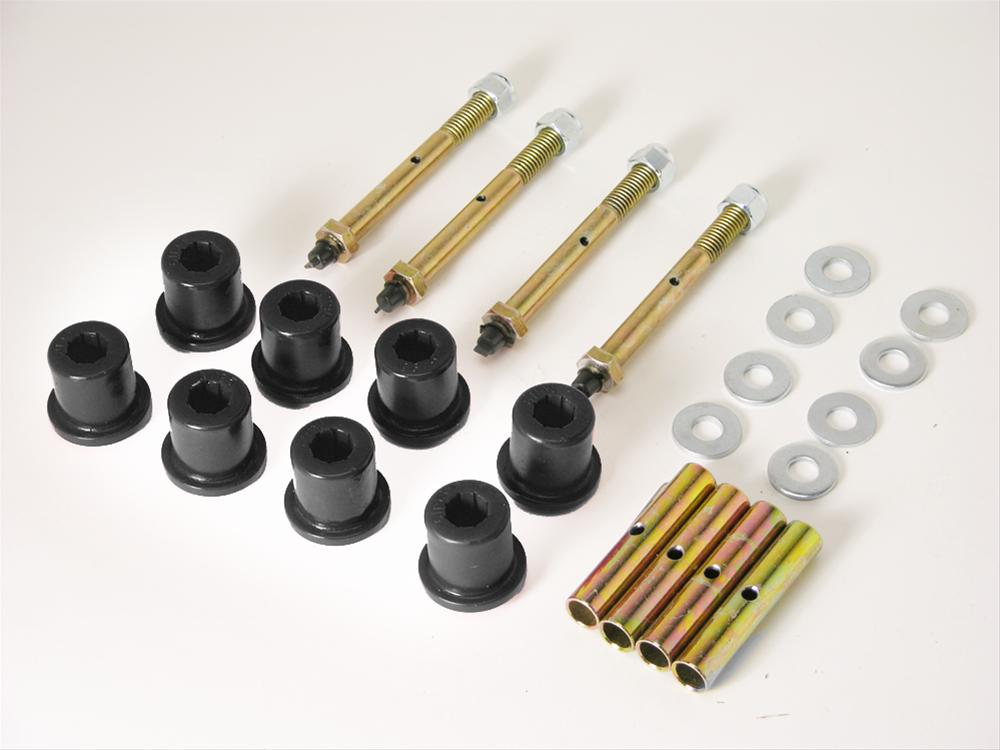 Prothane 76-86 Jeep CJ5/7/8 Rear Shackle Bushings - Black