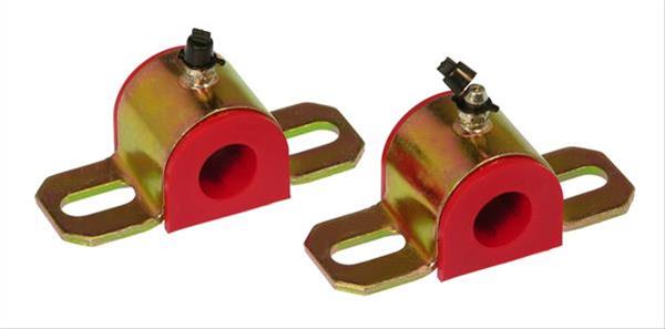 Prothane Universal Greasable Sway Bar Bushings - 26MM - Type B Bracket - Red