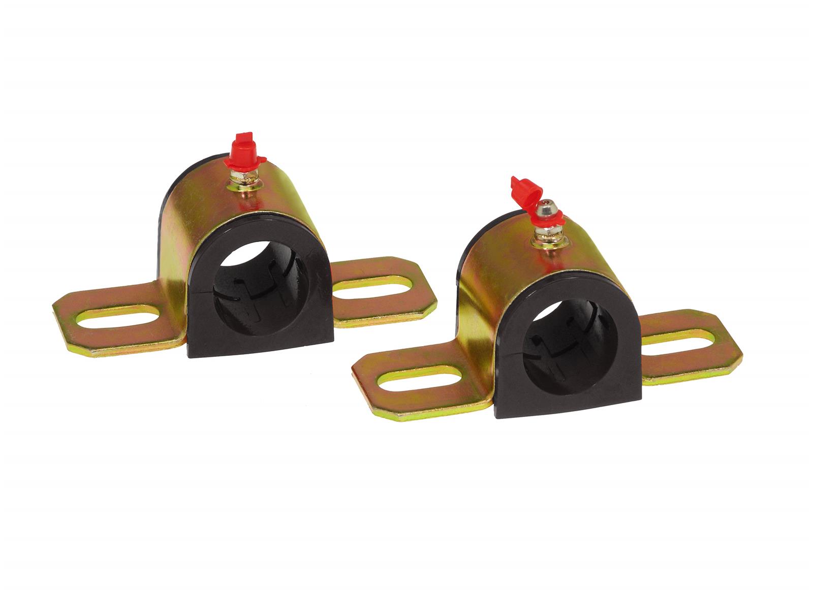 Prothane Universal Greasable Sway Bar Bushings - 30MM - Type B Bracket - Black